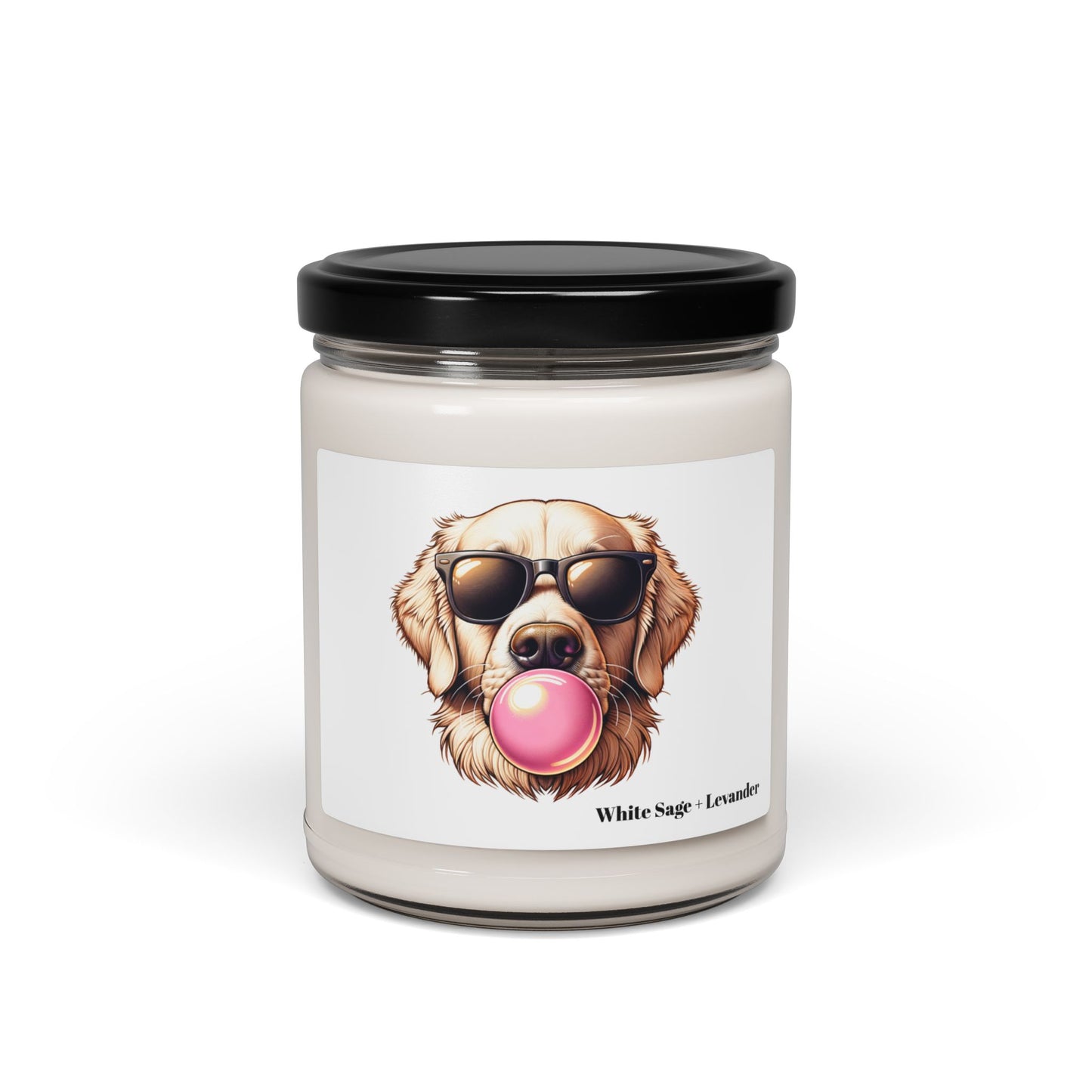 Golden-with-Gum-Scented Soy Candle, 9oz