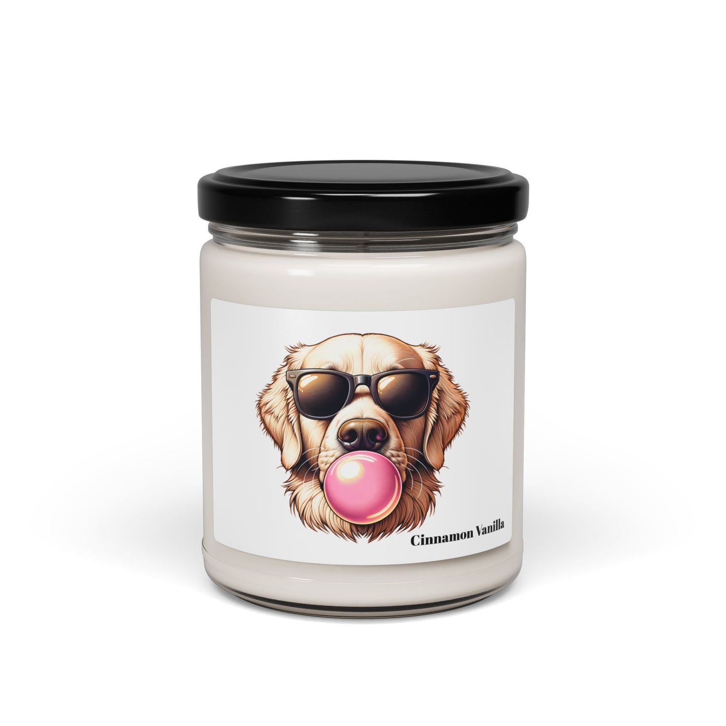 Golden-with-Gum-Scented Soy Candle, 9oz