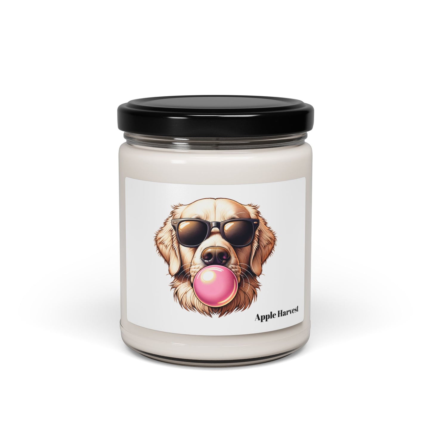 Golden-with-Gum-Scented Soy Candle, 9oz