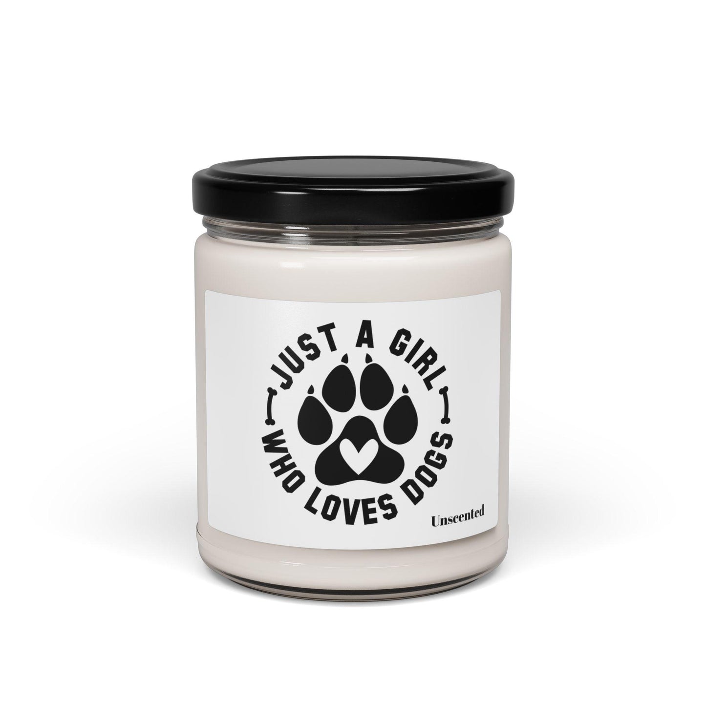 Just a Girl Who Loves Dogs Candle