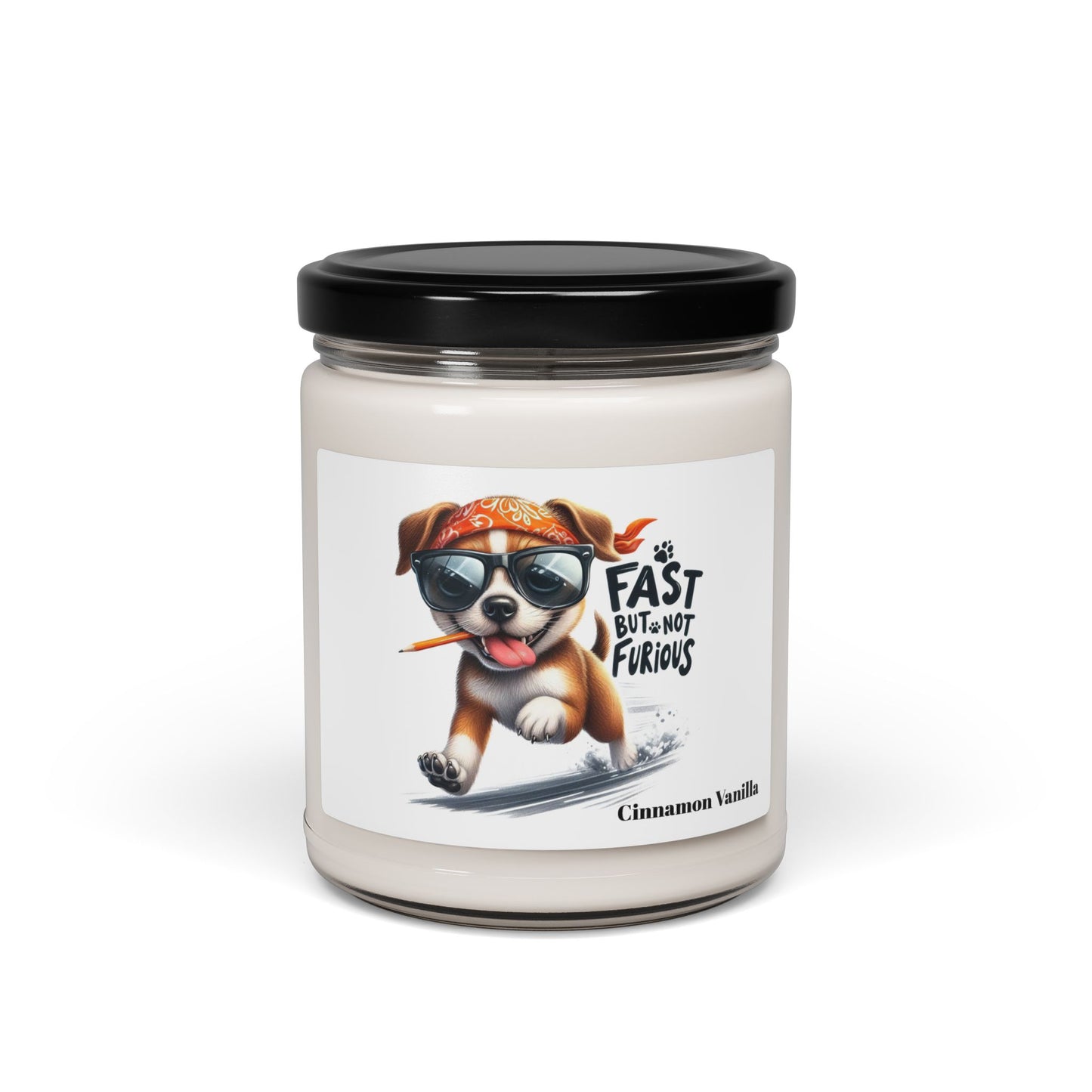 Fast But Not Furious Scented Soy Candle – Funny Shih Tzu Dog Gift