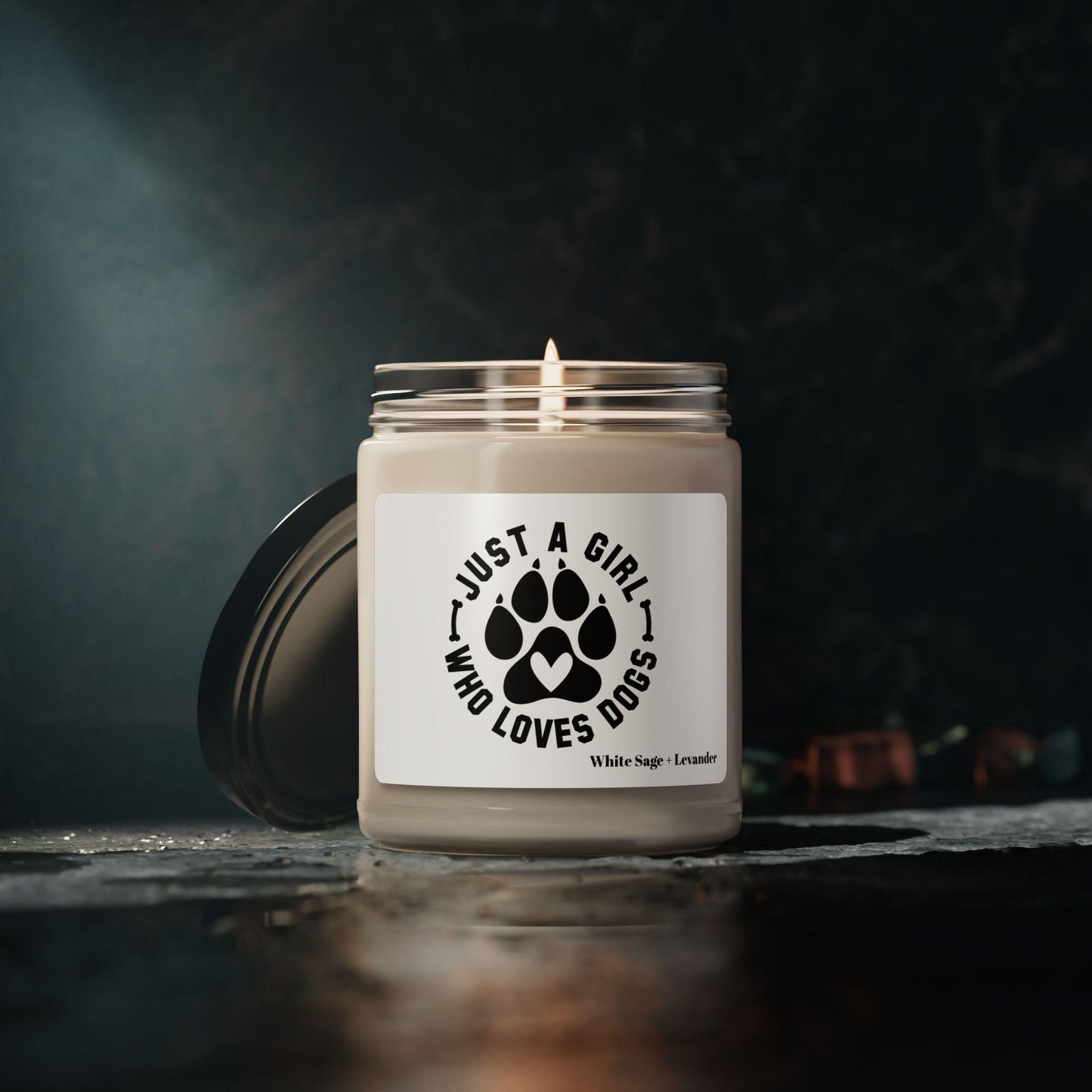 Just a Girl Who Loves Dogs Candle