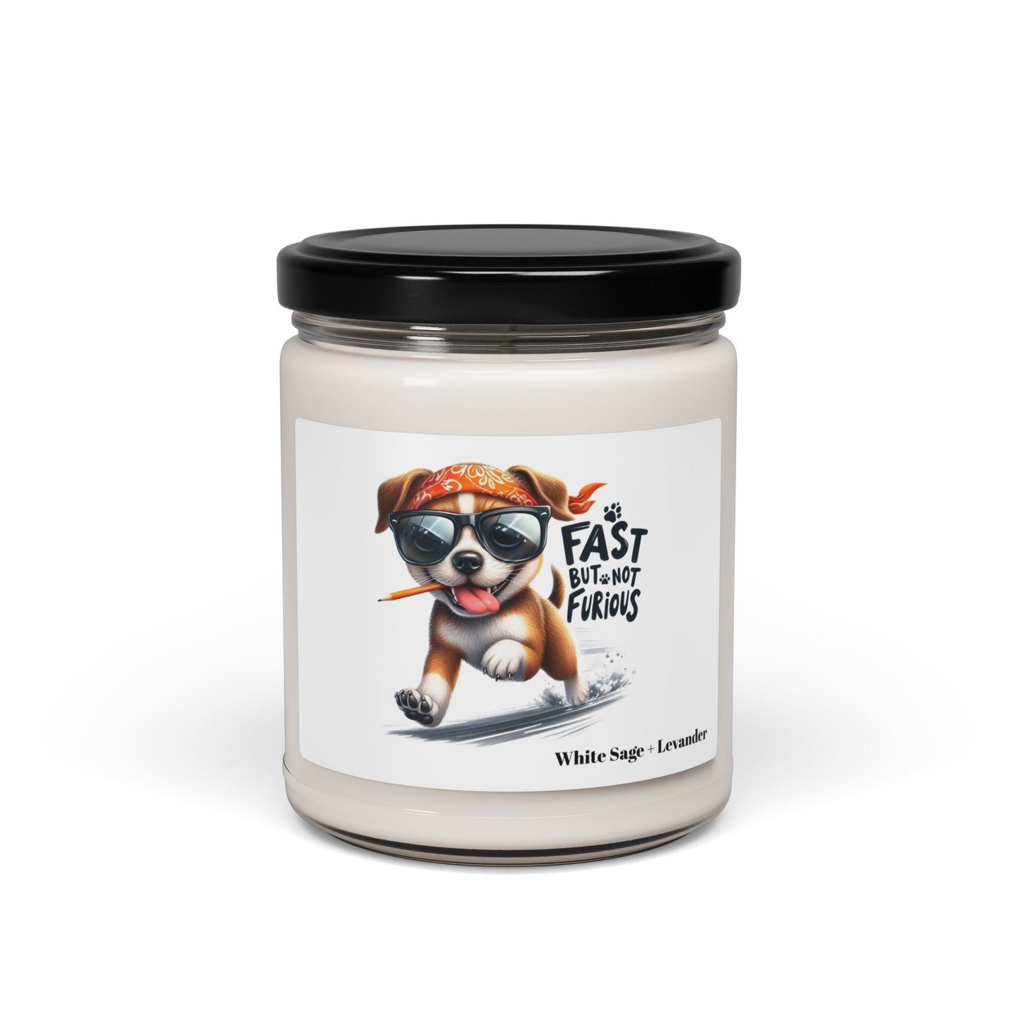 Fast But Not Furious Scented Soy Candle – Funny Shih Tzu Dog Gift