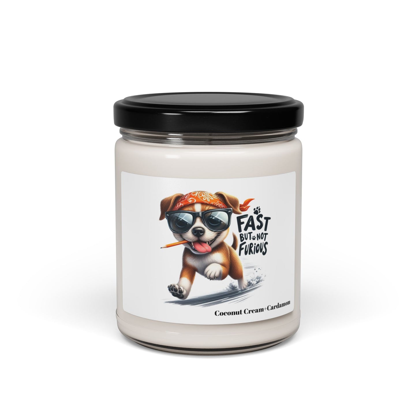 Fast But Not Furious Scented Soy Candle – Funny Shih Tzu Dog Gift