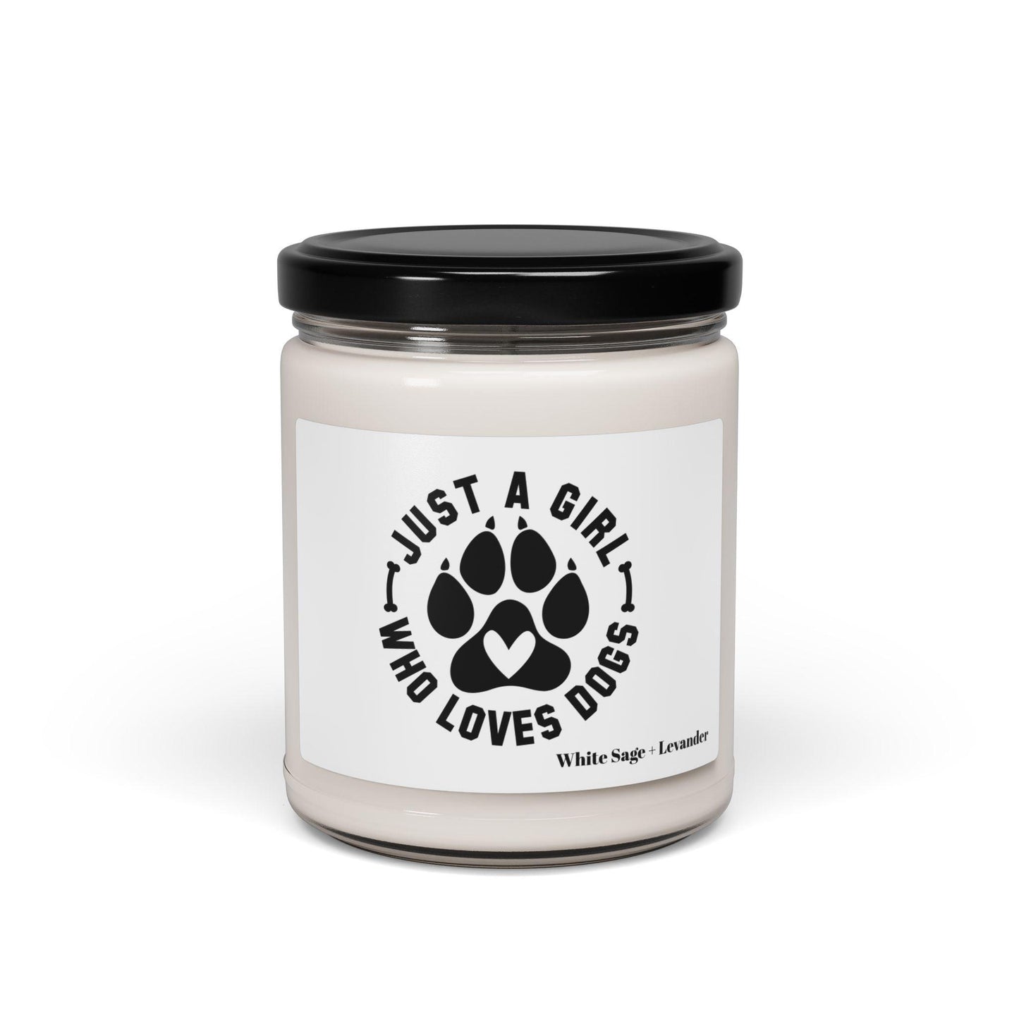 Just a Girl Who Loves Dogs Candle