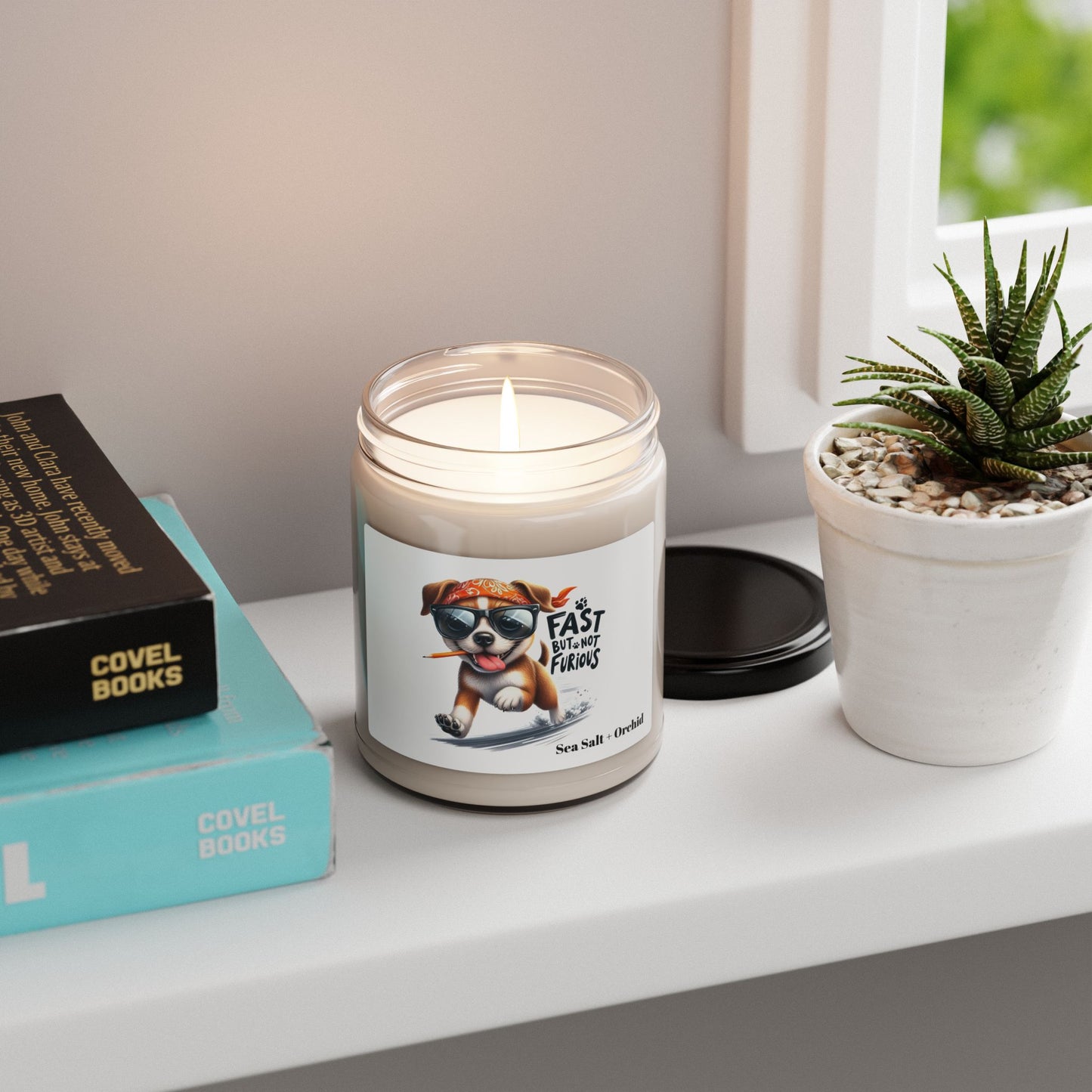 Fast But Not Furious Scented Soy Candle – Funny Shih Tzu Dog Gift