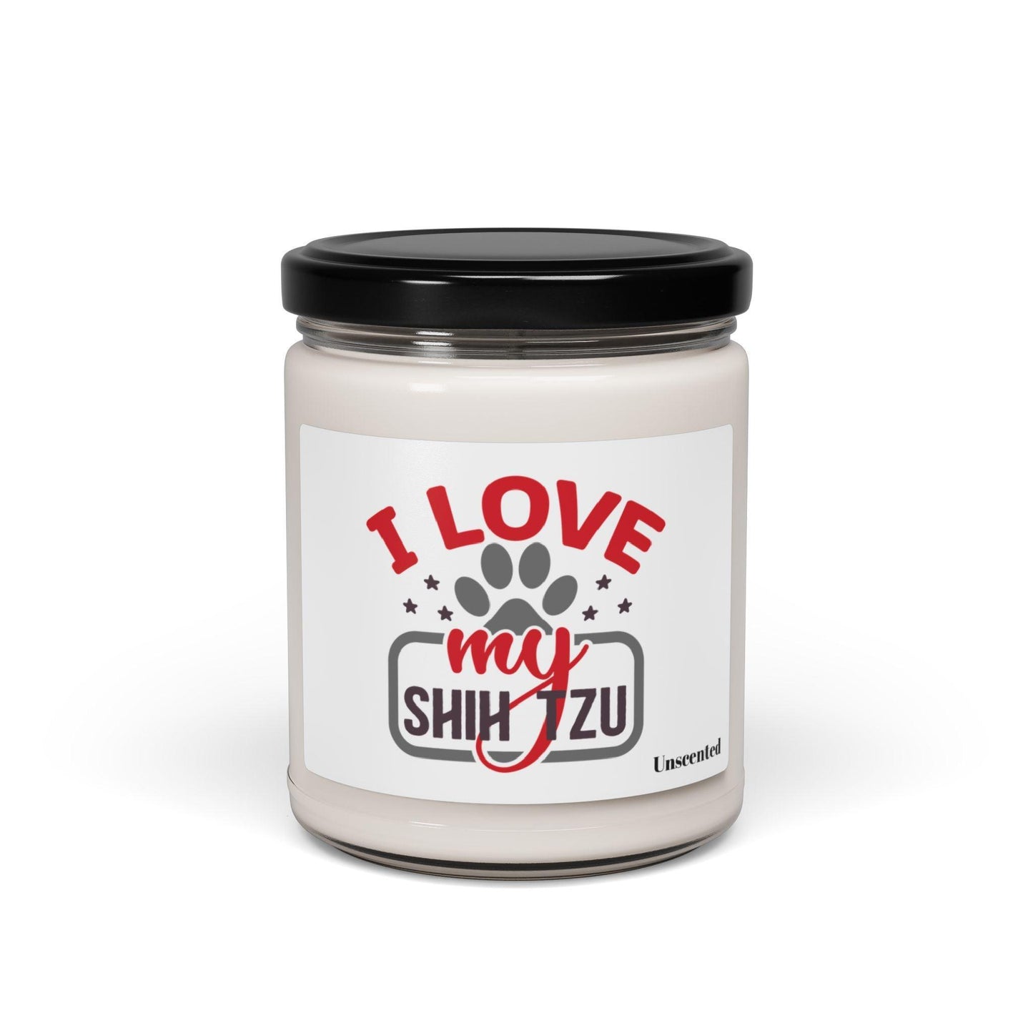I Love My Shih Tzu Scented Soy Candle, 9oz - Shih Tzu Gifts