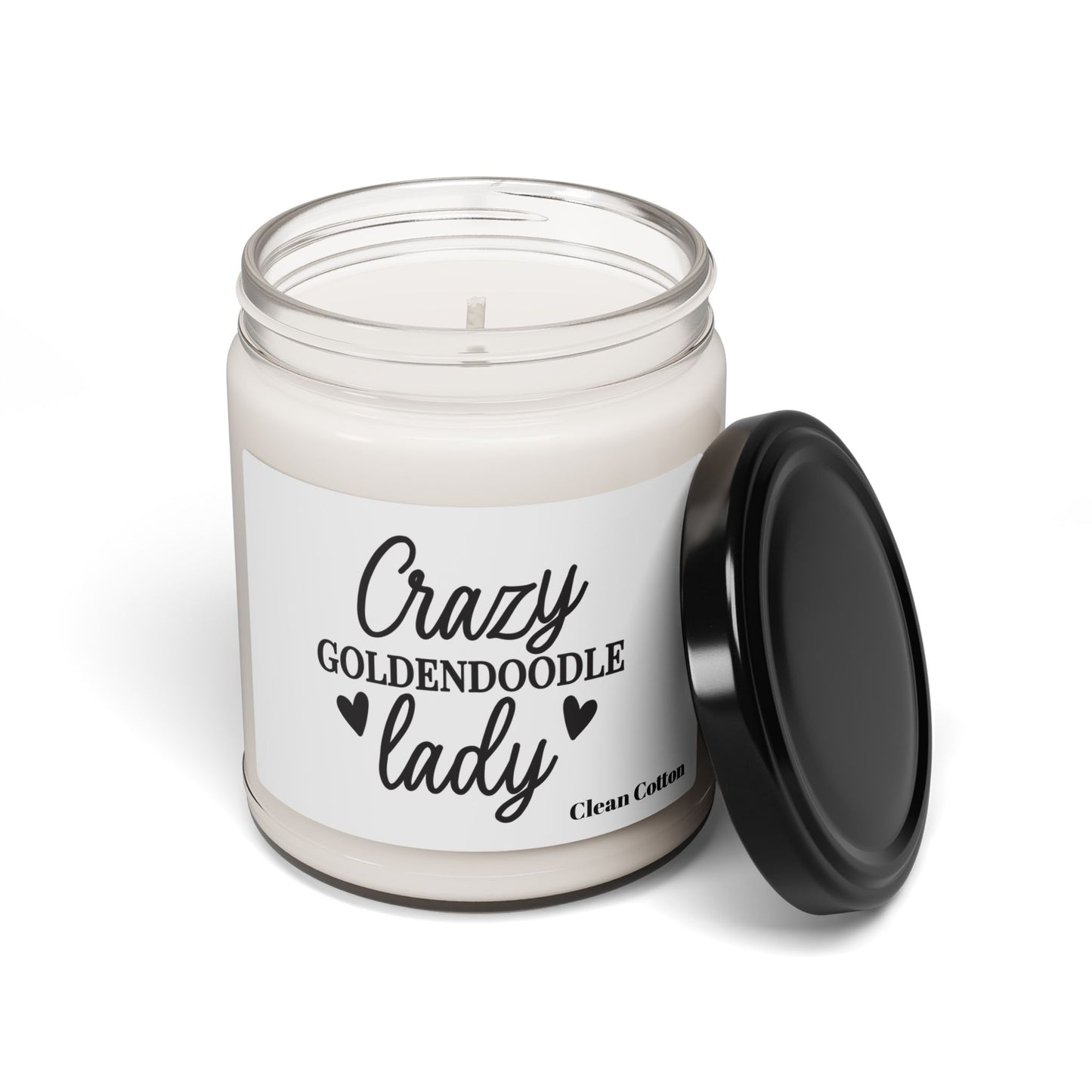 Crazy Goldendoodle Lady Scented Soy Candle – Gift for Dog Lovers