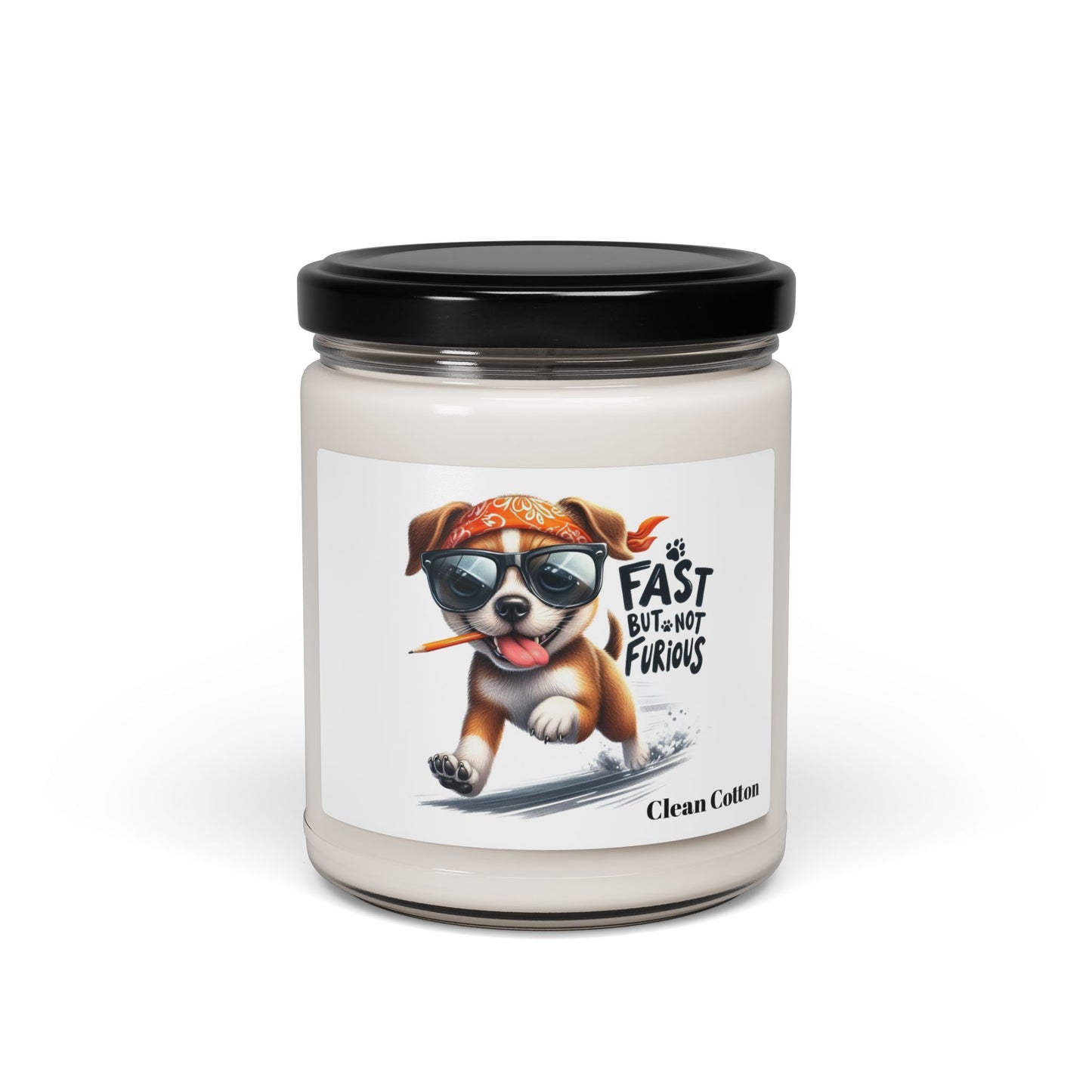 Fast But Not Furious Scented Soy Candle – Funny Shih Tzu Dog Gift
