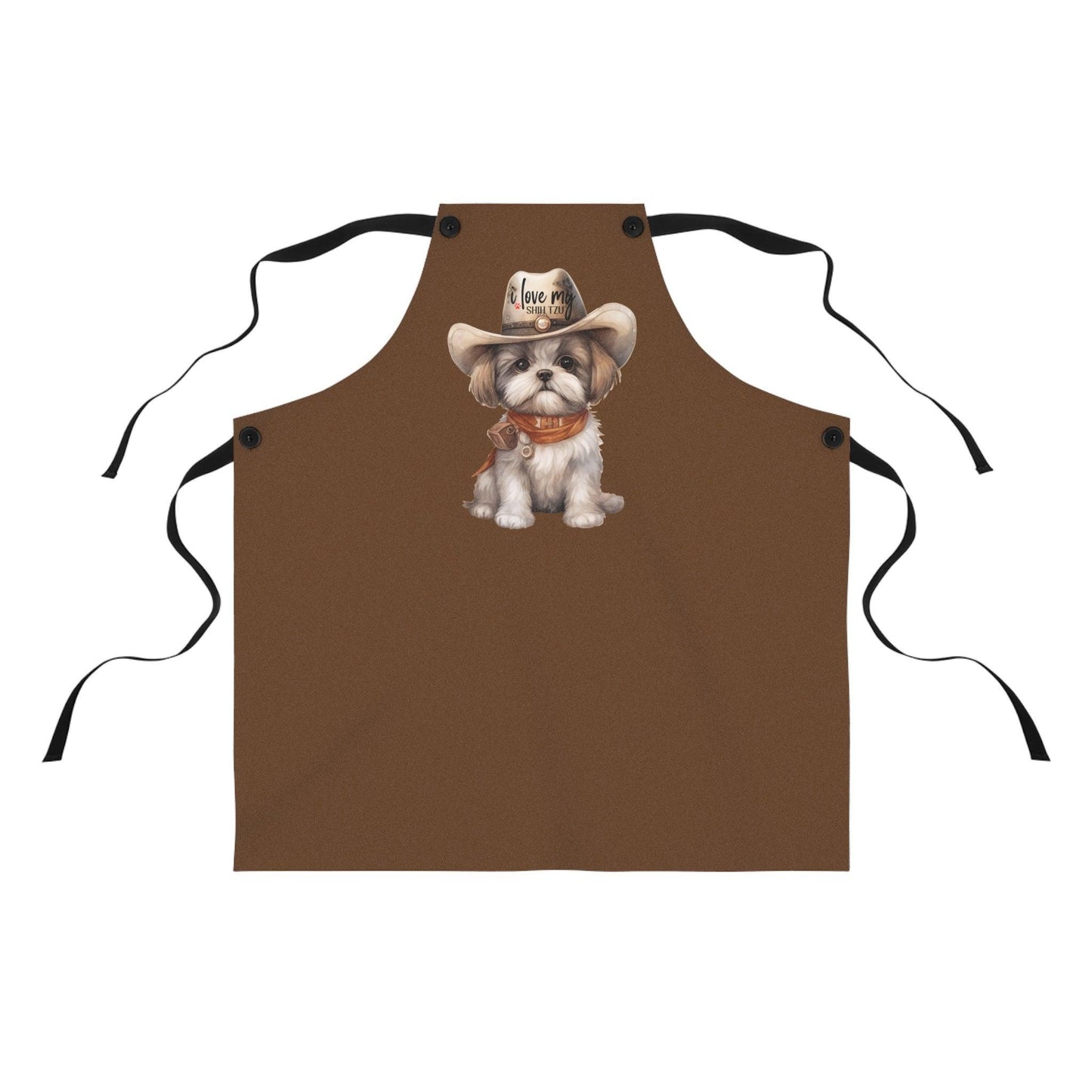 Cowboy Shih Tzu Apron - Shih Tzu Gifts