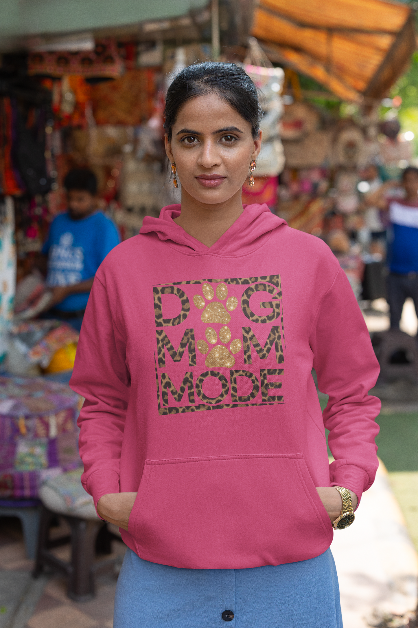 Dog Mom Mode Hoodie – Cute Gift for Proud Dog Moms and Pet Lovers