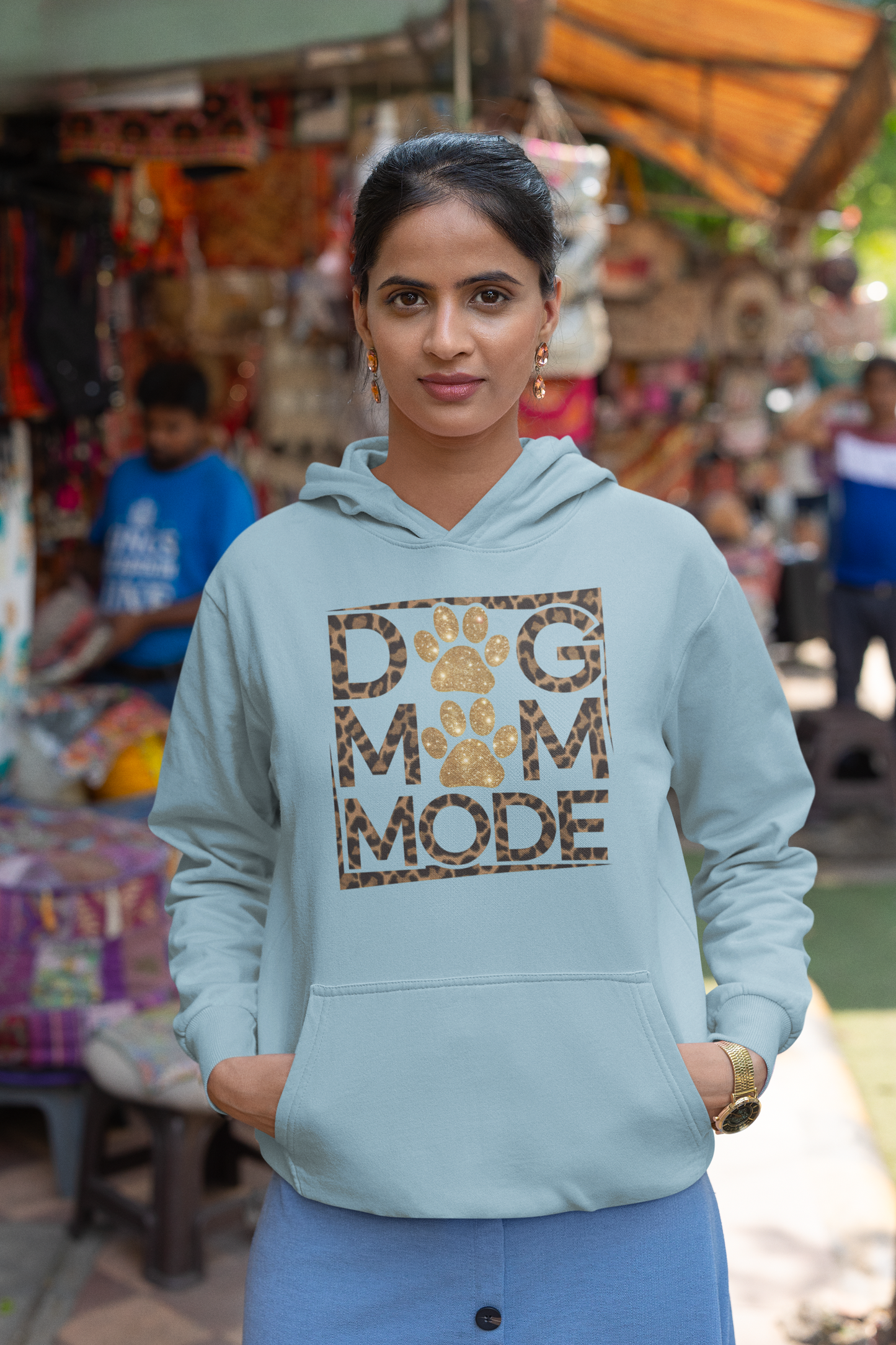 Dog Mom Mode Hoodie – Cute Gift for Proud Dog Moms and Pet Lovers