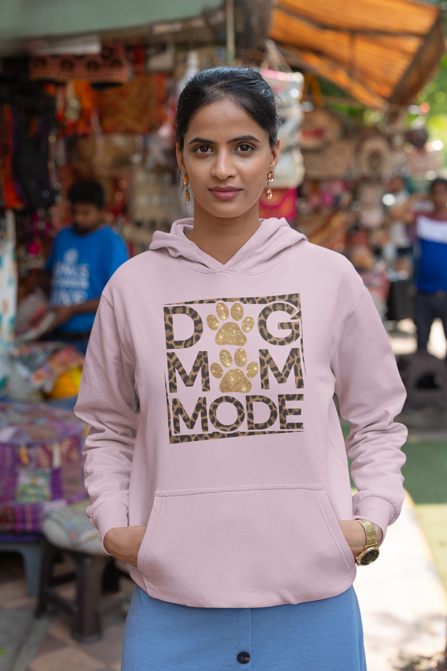 Dog Mom Mode Hoodie – Cute Gift for Proud Dog Moms and Pet Lovers