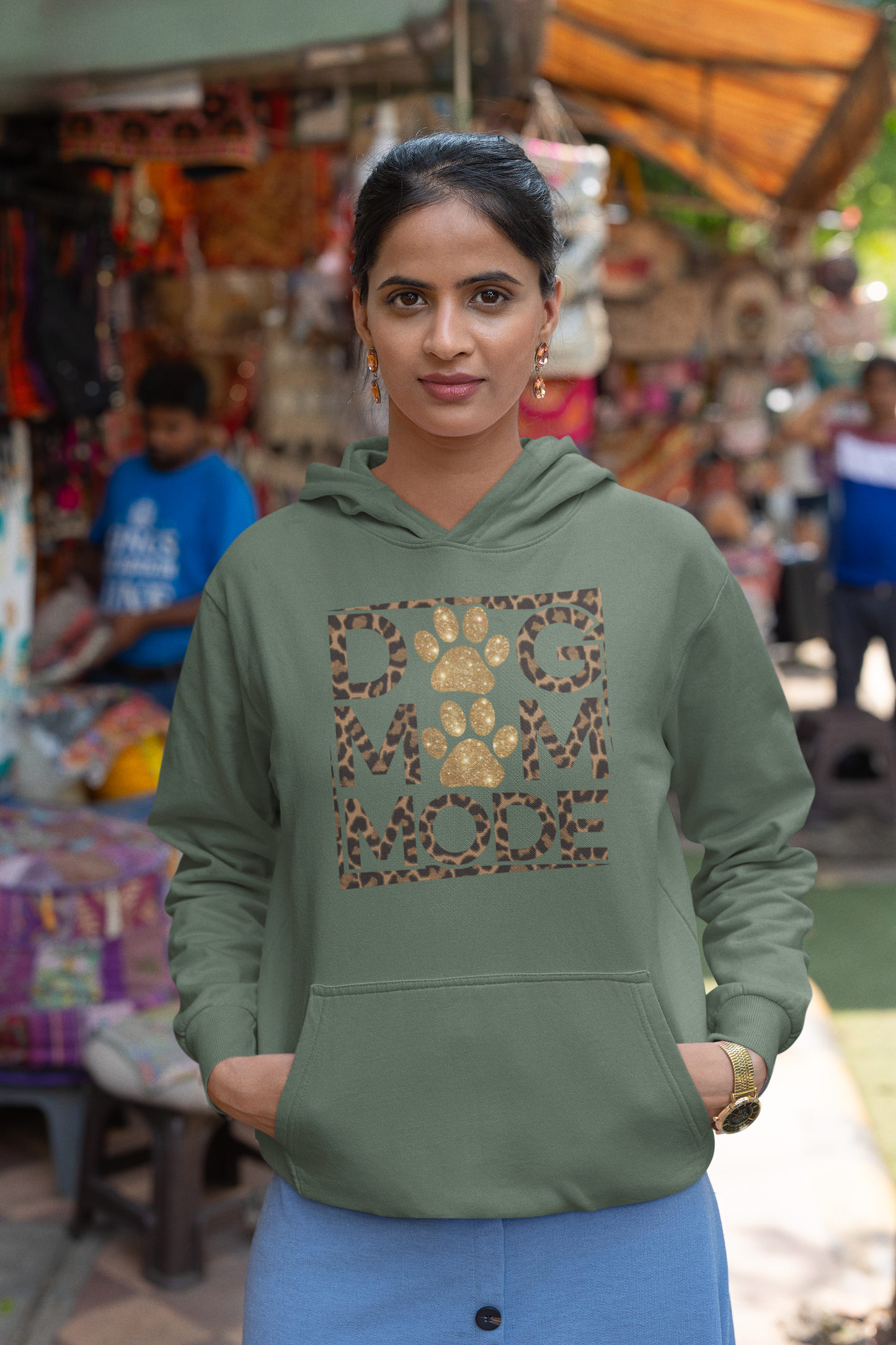Dog Mom Mode Hoodie – Cute Gift for Proud Dog Moms and Pet Lovers