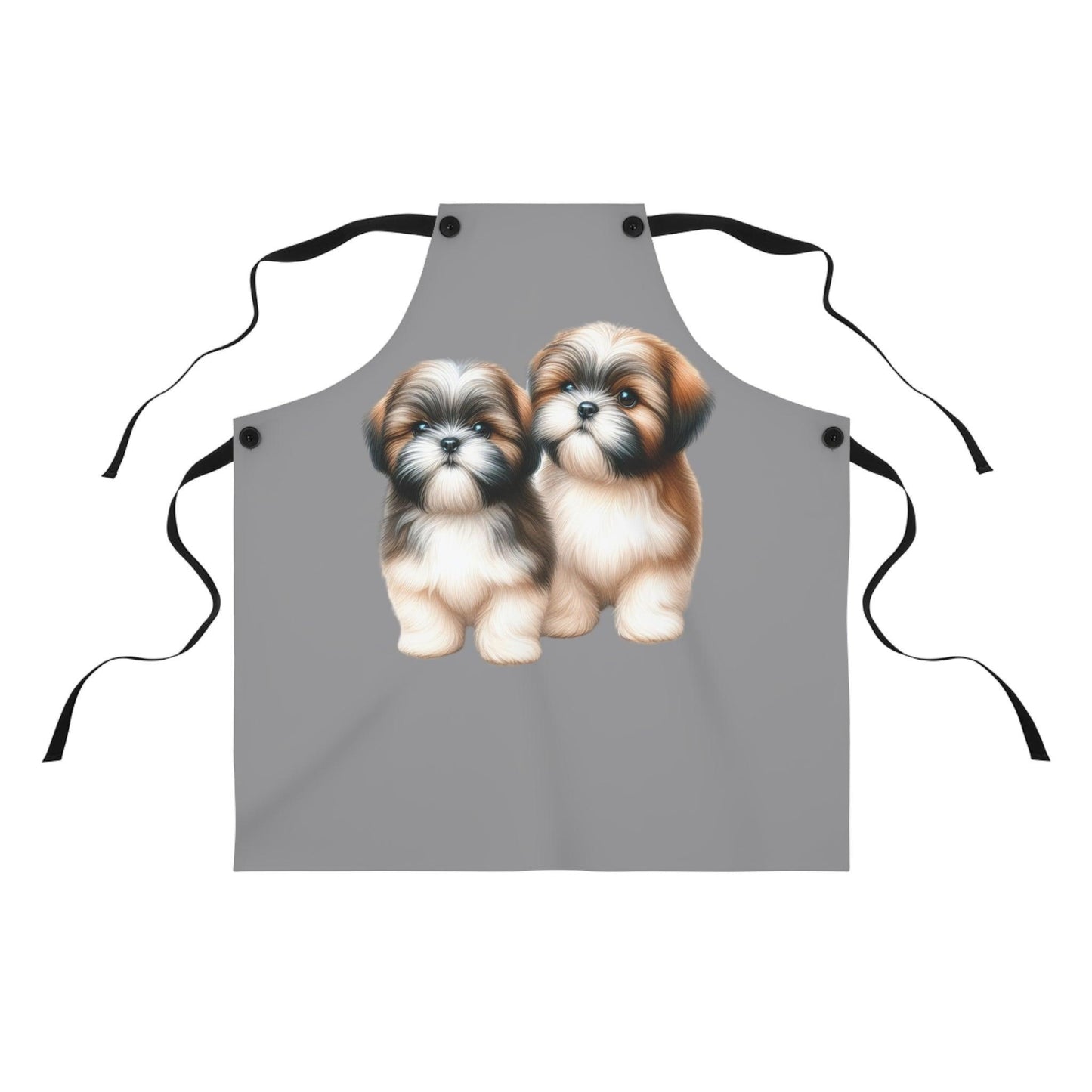 Two Babies Shih Tzu Apron - Shih Tzu Gifts