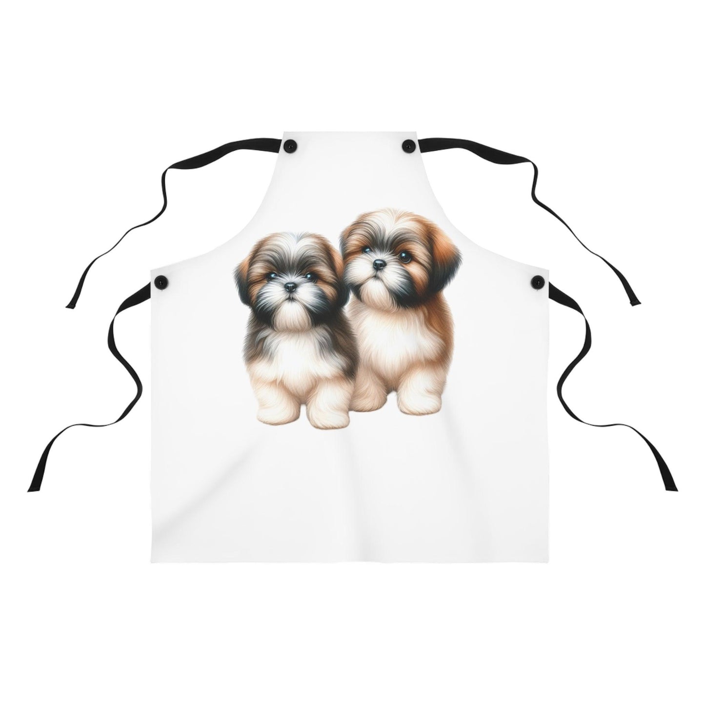 Two Babies Shih Tzu Apron - Shih Tzu Gifts