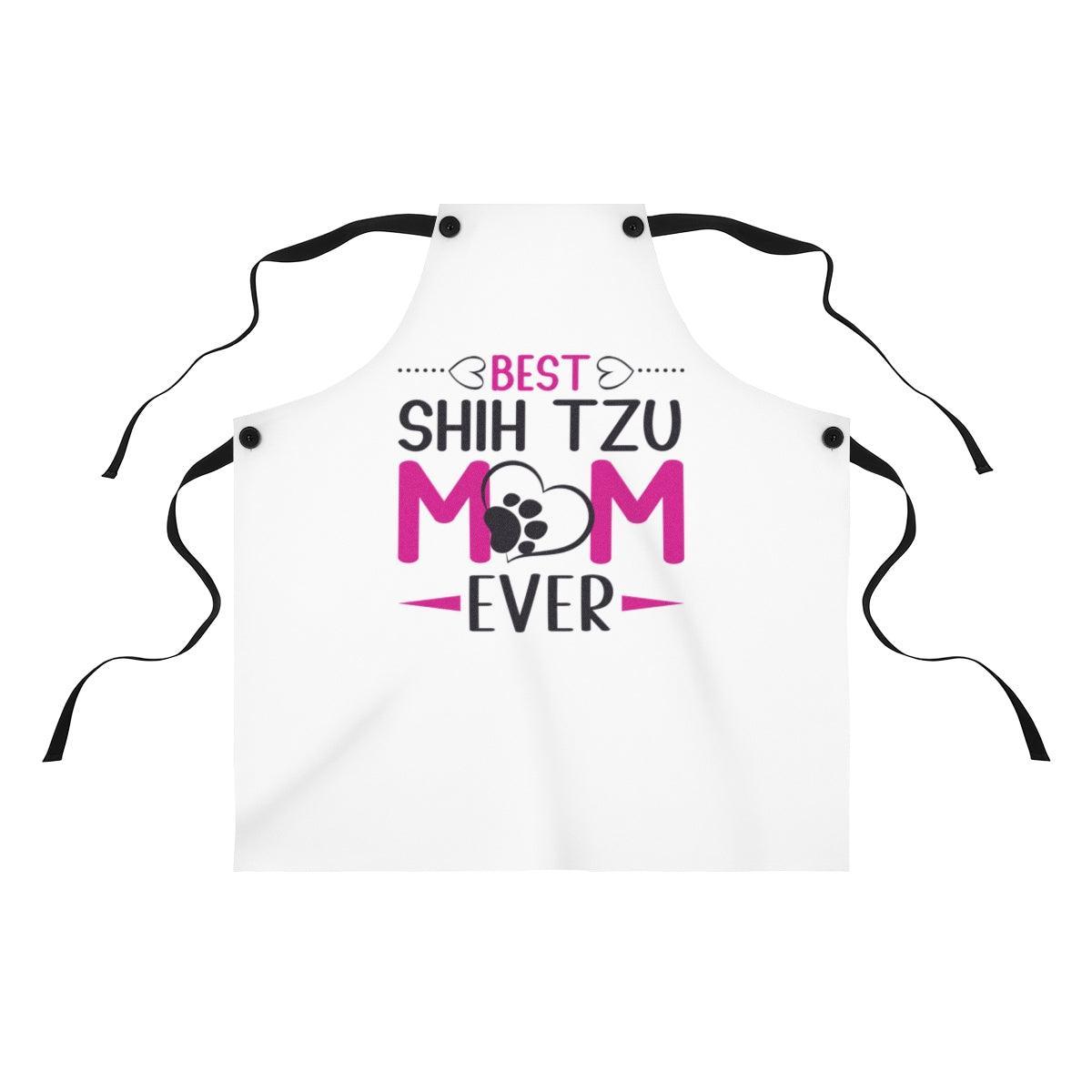 Best Shih Tzu Mom Ever Apron - Shih Tzu Gifts