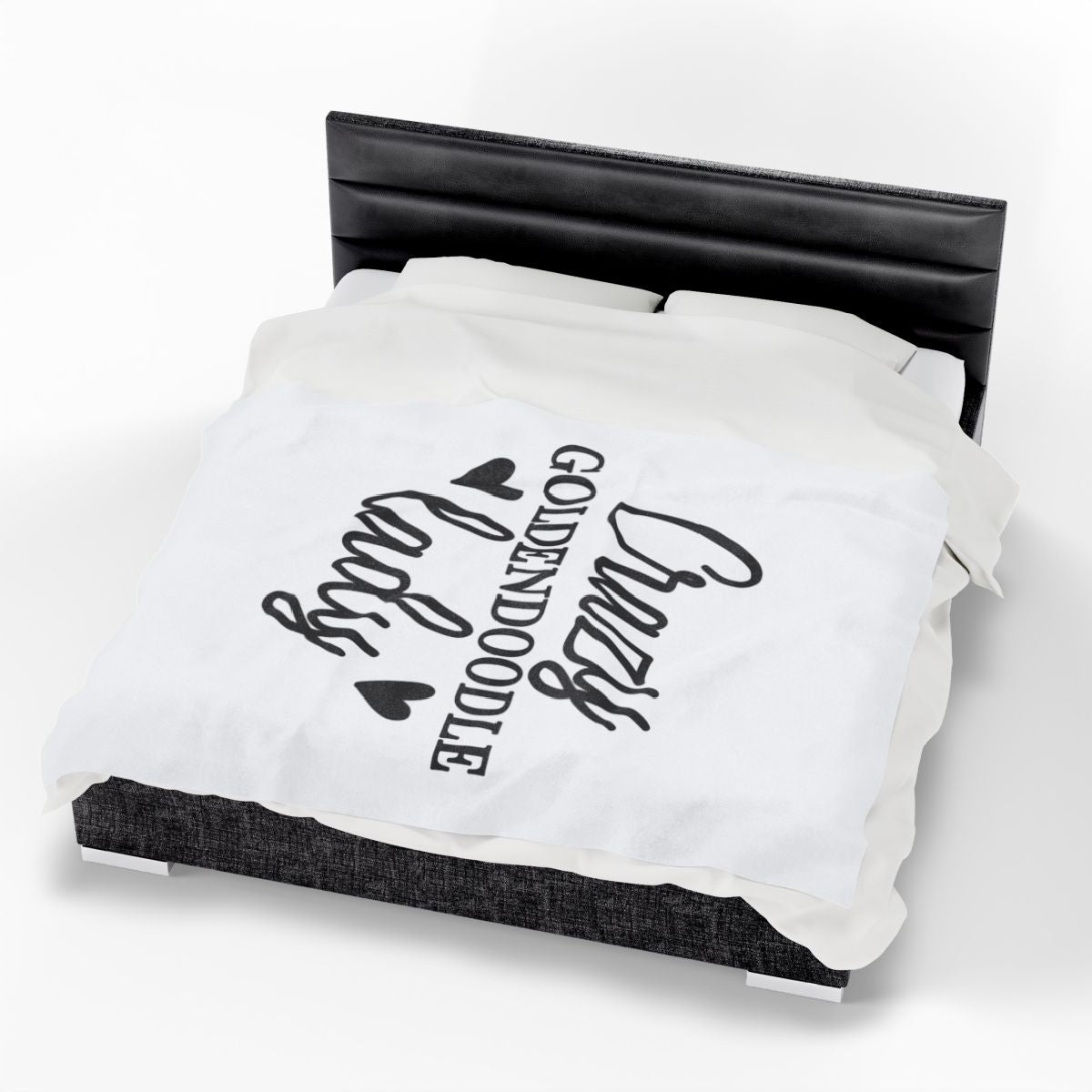 Crazy Goldendoodle Lady Blanket – Soft, Funny Gift for Dog Moms