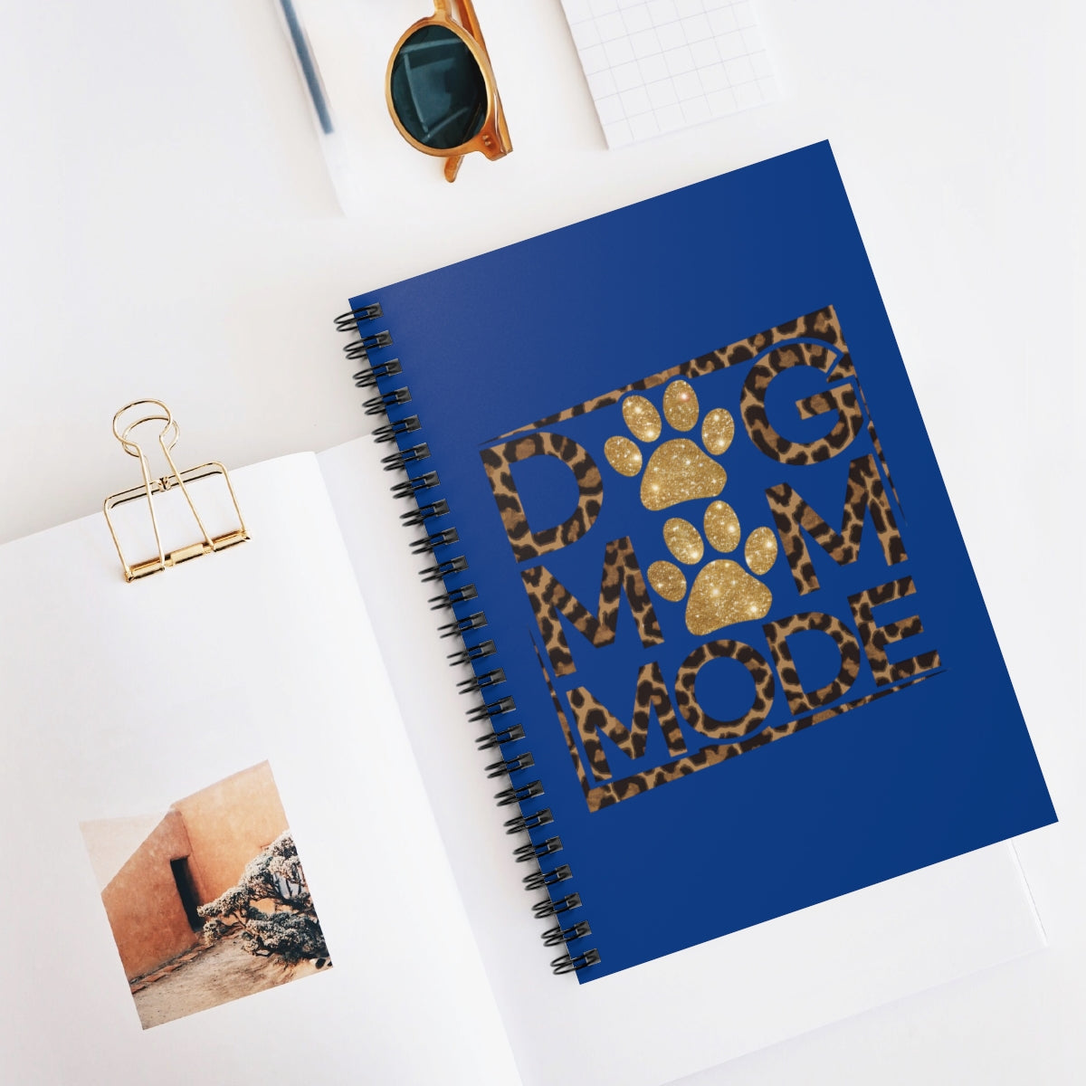 Dog Mom Mode Spiral Notebook – Cute Gift for Dog-Loving Women