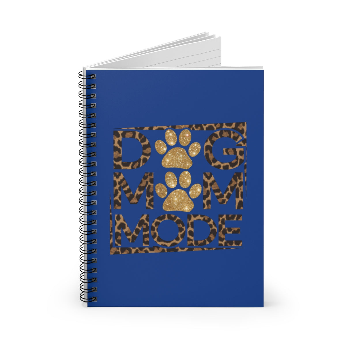 Dog Mom Mode Spiral Notebook – Cute Gift for Dog-Loving Women