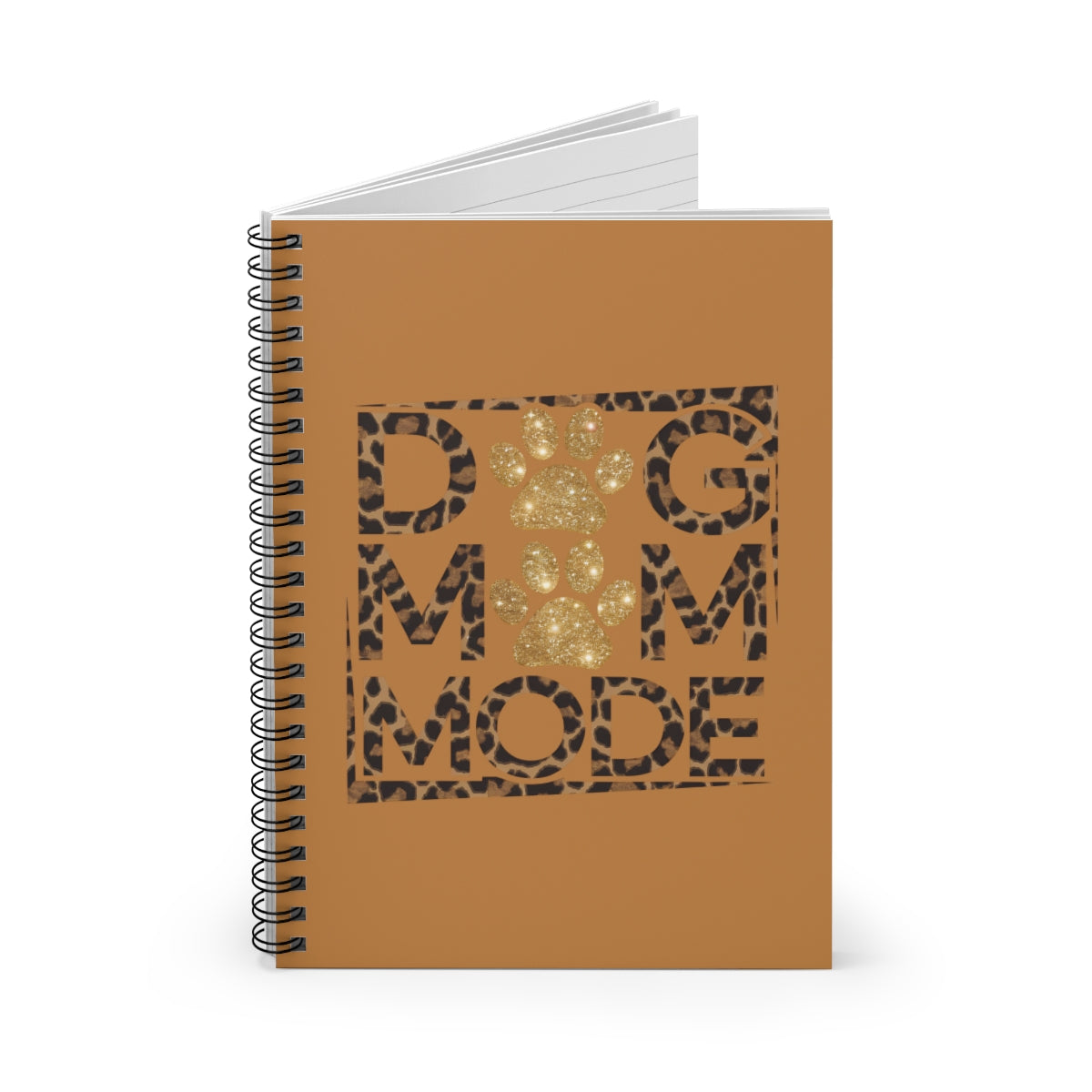 Dog Mom Mode Spiral Notebook – Cute Gift for Dog-Loving Women