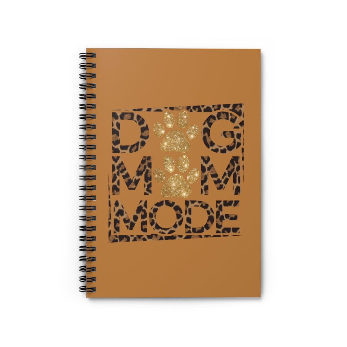 Dog Mom Mode Spiral Notebook – Cute Gift for Dog-Loving Women
