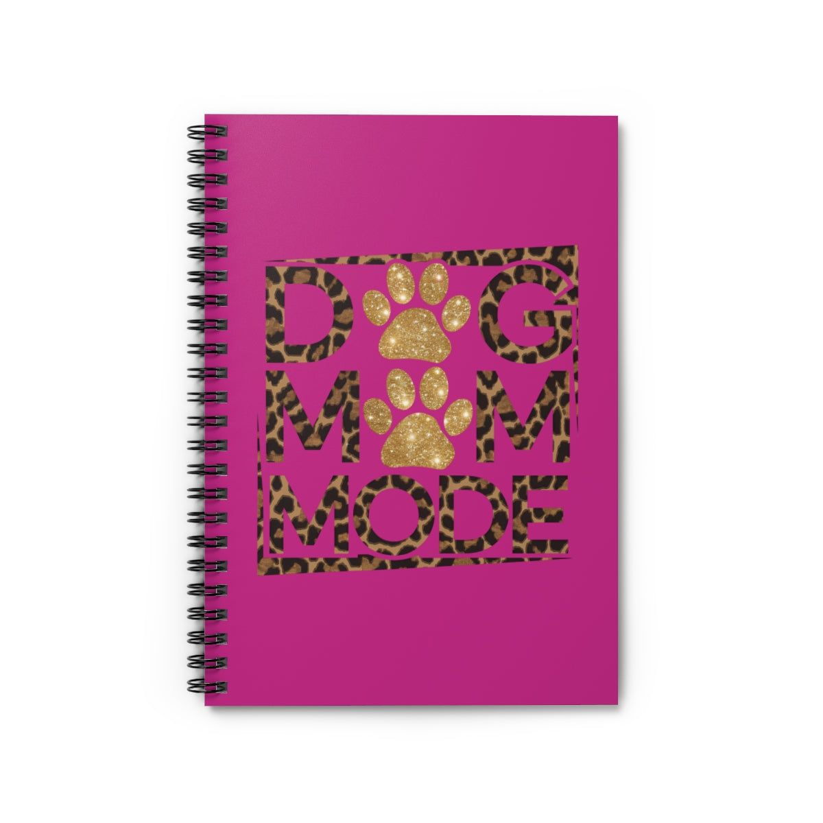 Dog Mom Mode Spiral Notebook – Cute Gift for Dog-Loving Women