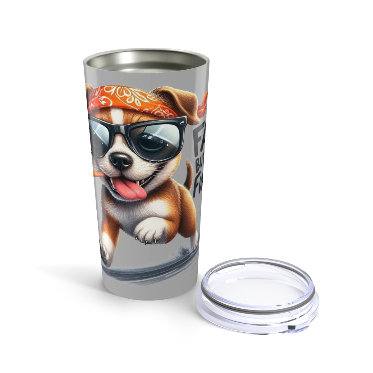 Fast But Not Furious Tumbler – 20oz Insulated Funny Dog Lover Gift