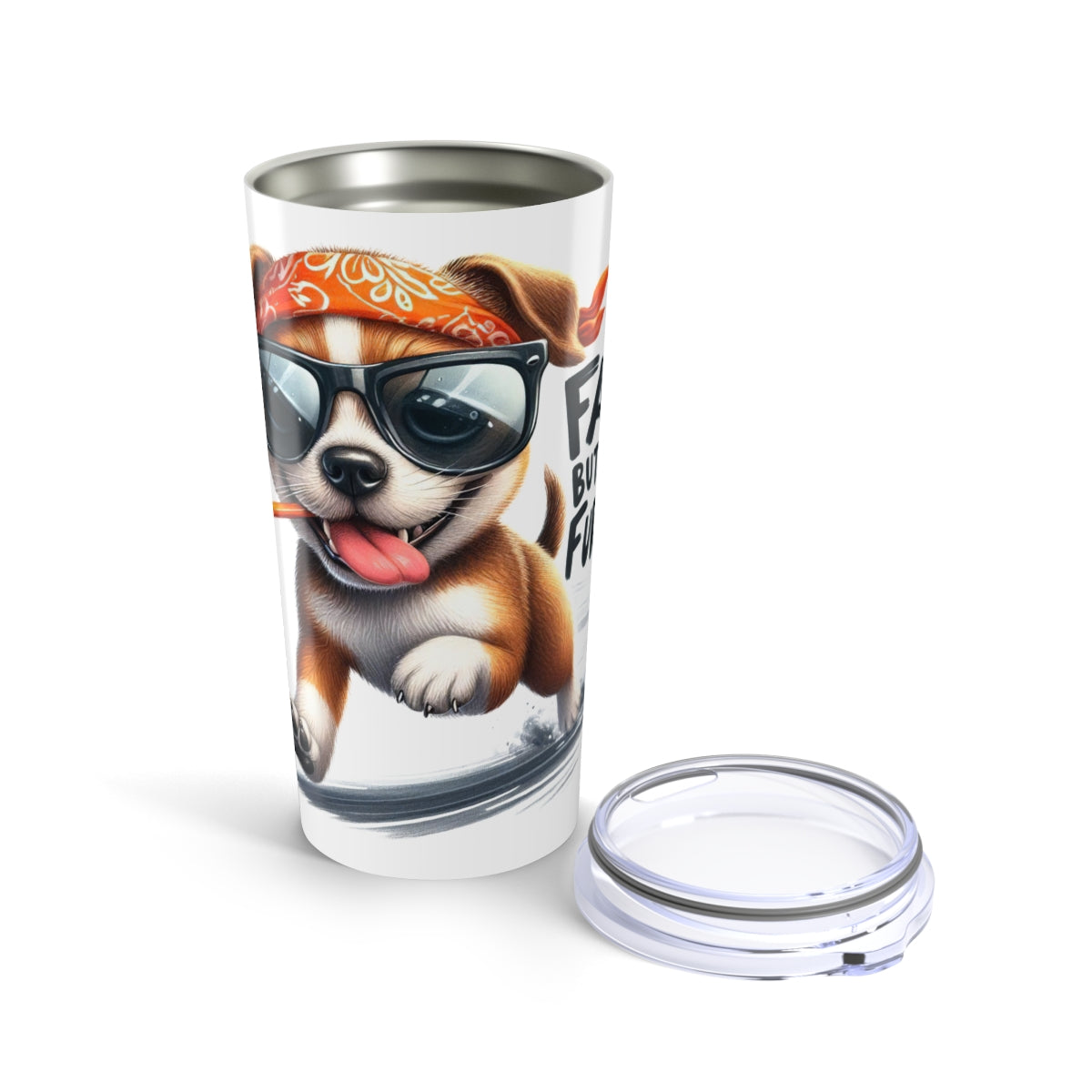 Fast But Not Furious Tumbler – 20oz Insulated Funny Dog Lover Gift