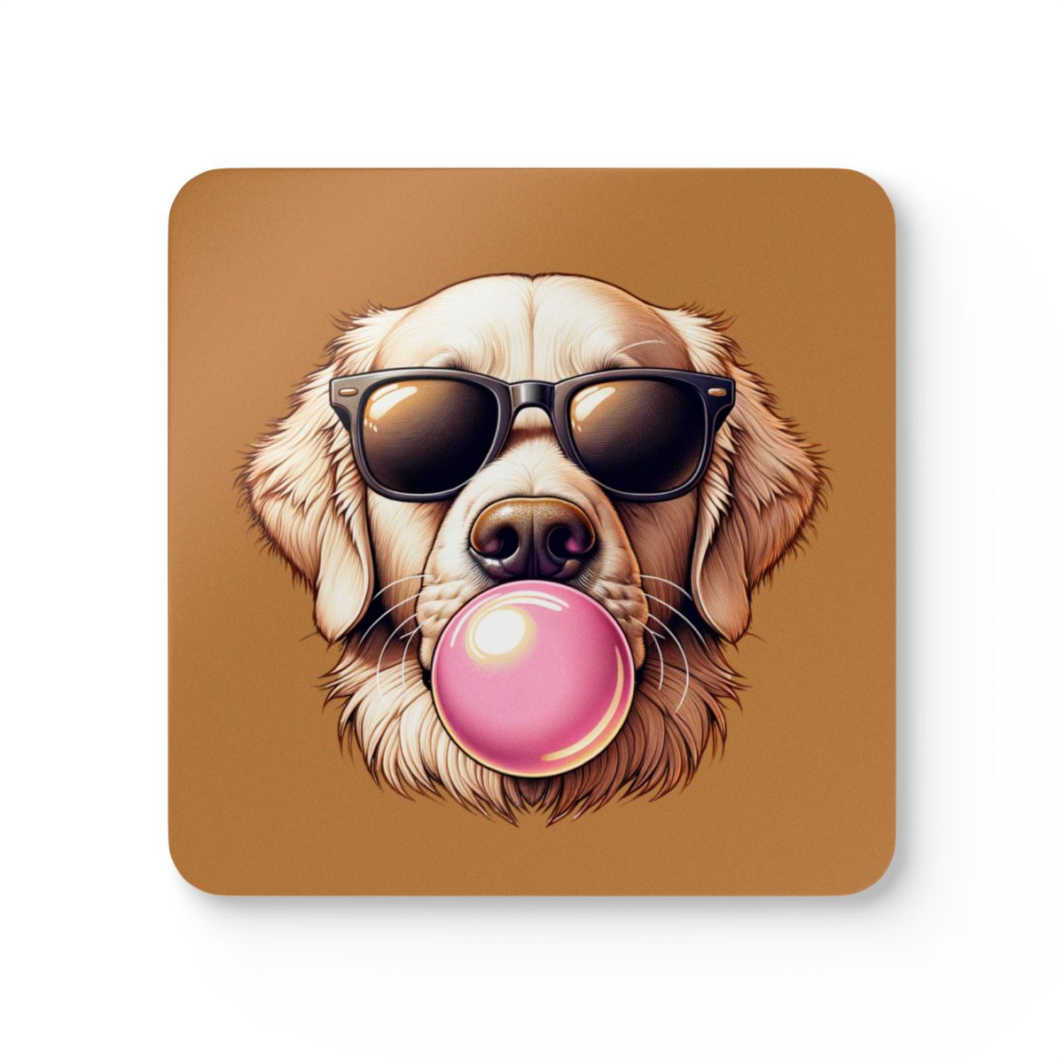 Golden-with-Gum-white- Corkwood Coaster Set