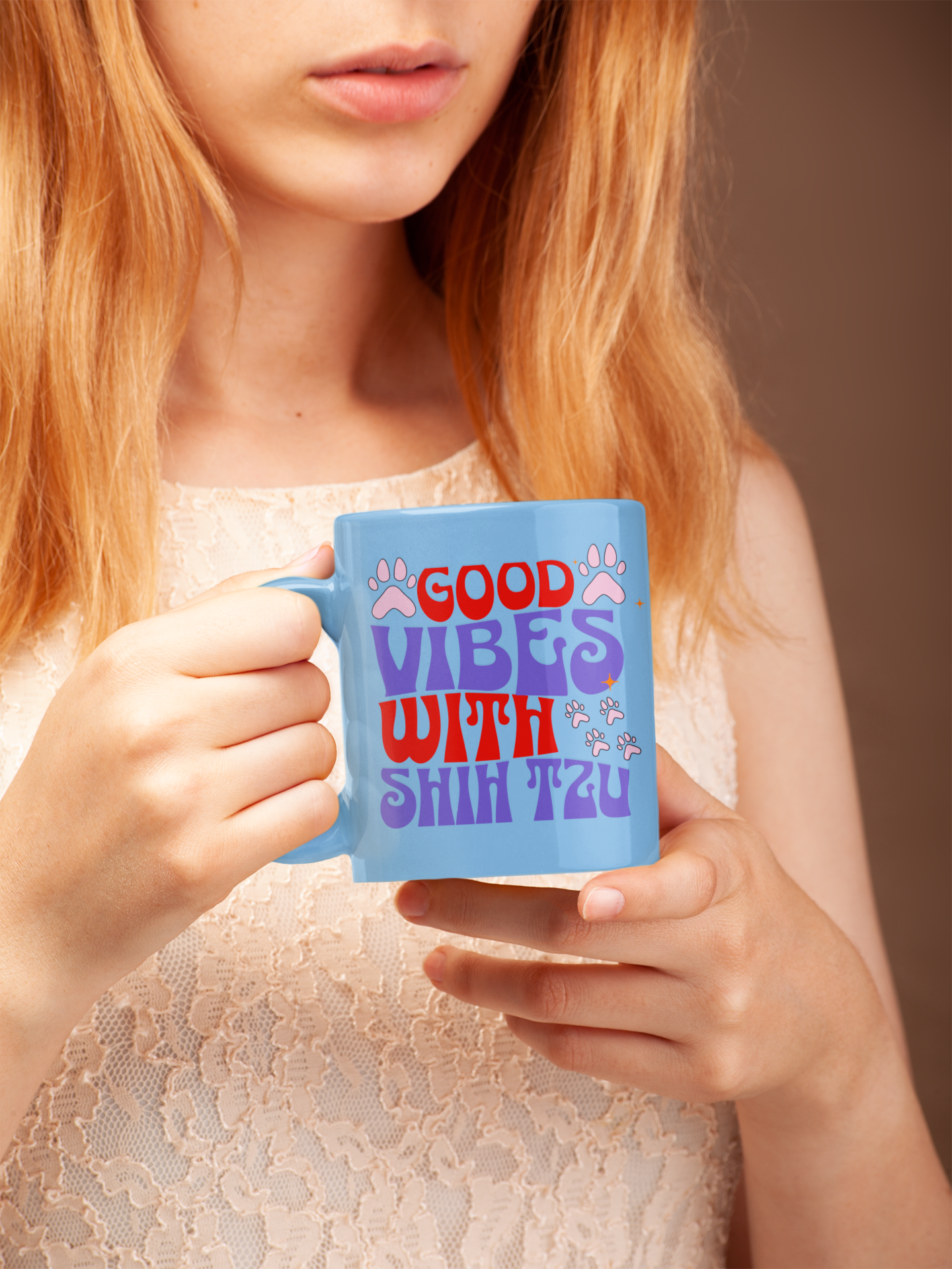 Good Vibes With Shih Tzu Mug – Cute & Durable Gift for Dog Lovers