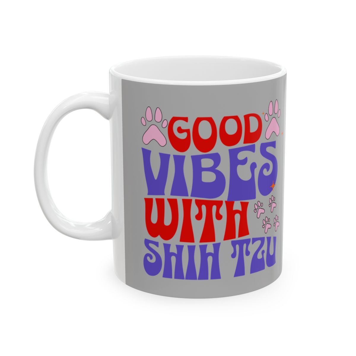 Good Vibes With Shih Tzu Mug – Cute & Durable Gift for Dog Lovers
