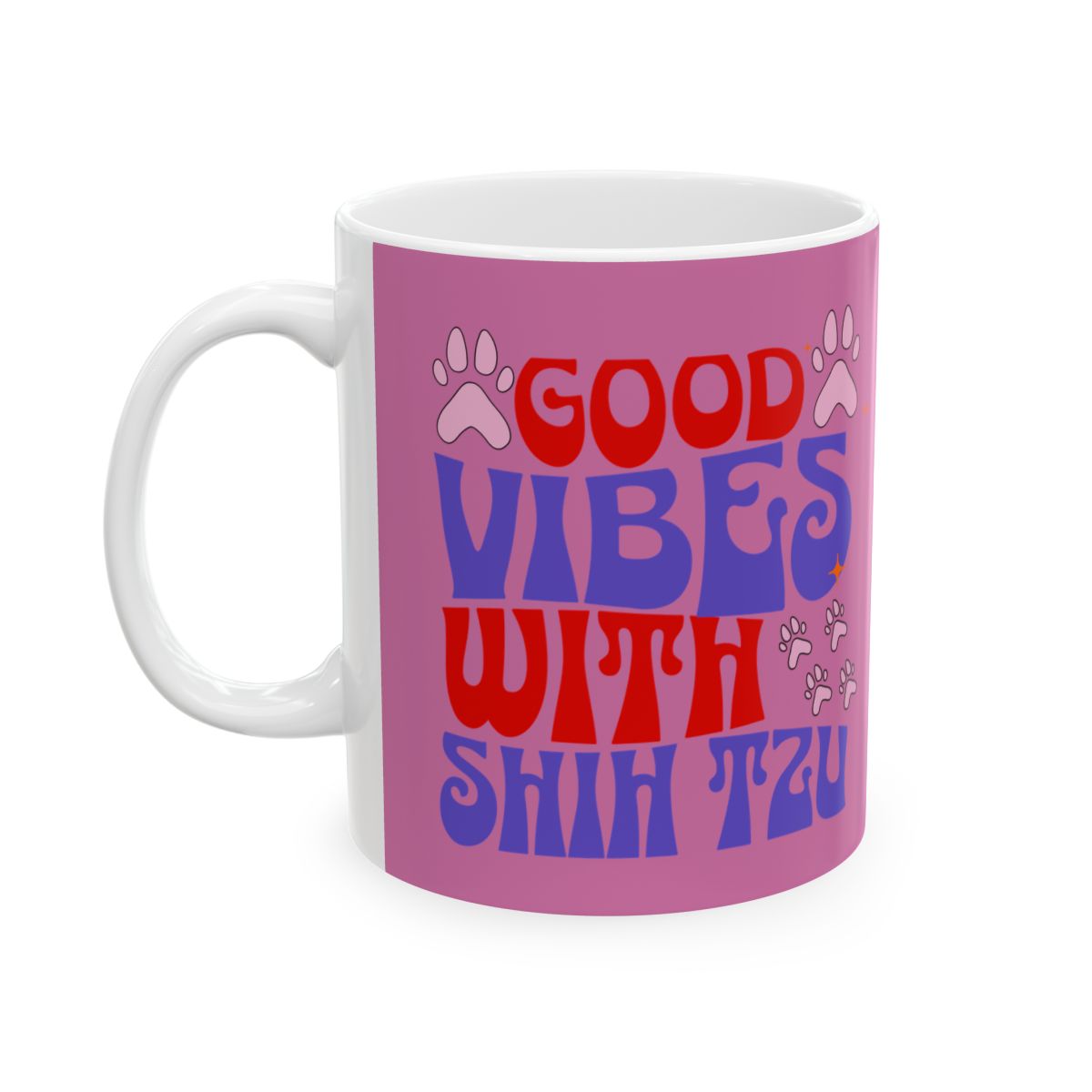 Good Vibes With Shih Tzu Mug – Cute & Durable Gift for Dog Lovers