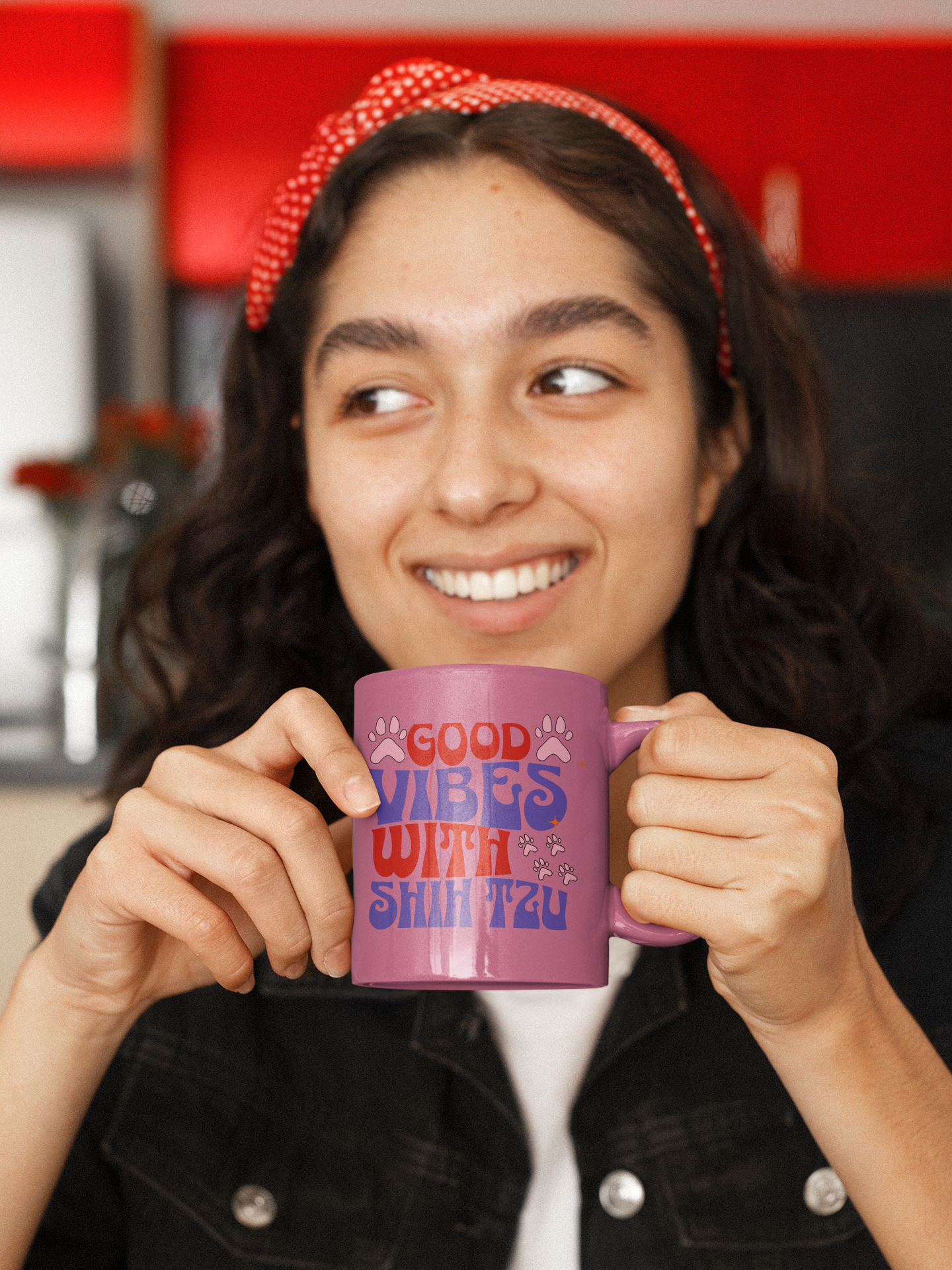 Good Vibes With Shih Tzu Mug – Cute & Durable Gift for Dog Lovers
