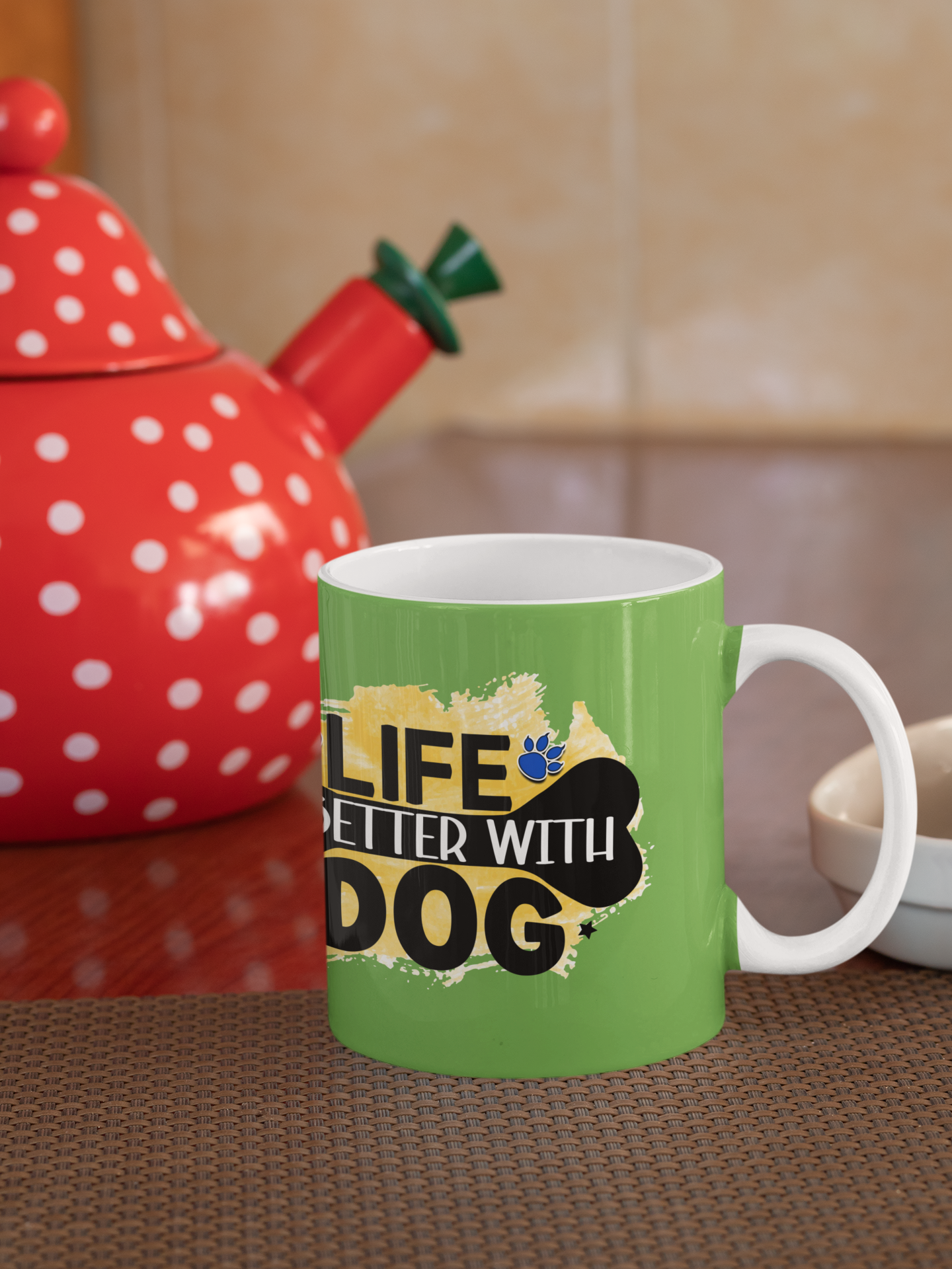 Life Is Better With Dog Mug – Perfect Gift for Dog Lovers & Pet Moms