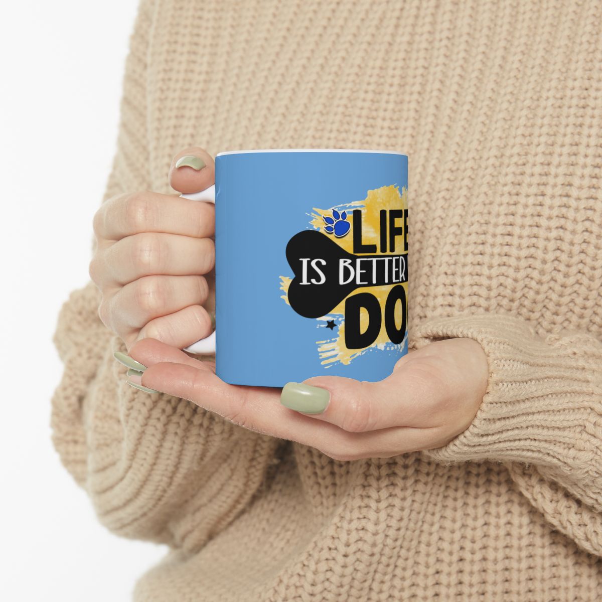 Life Is Better With Dog Mug – Perfect Gift for Dog Lovers & Pet Moms