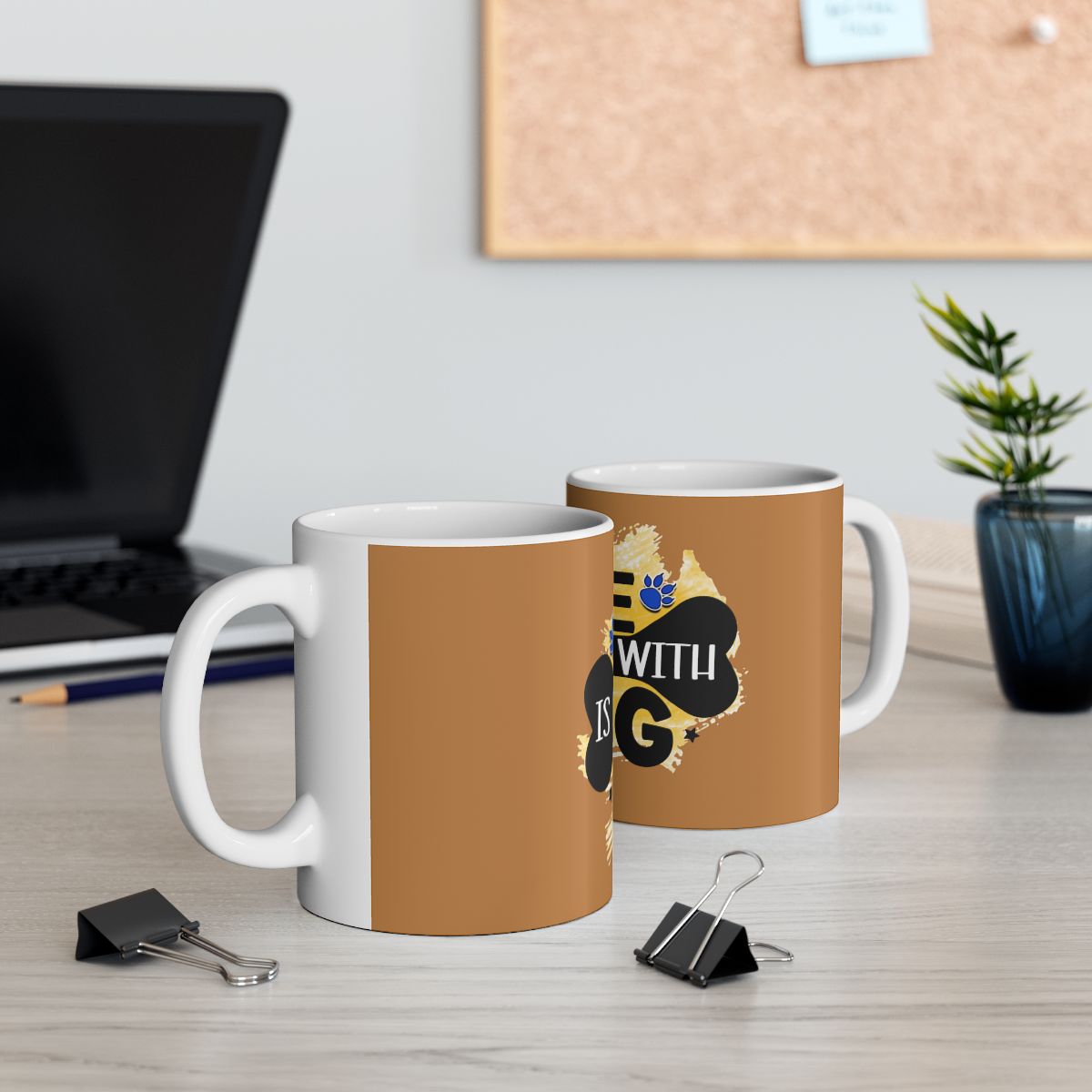 Life Is Better With Dog Mug – Perfect Gift for Dog Lovers & Pet Moms