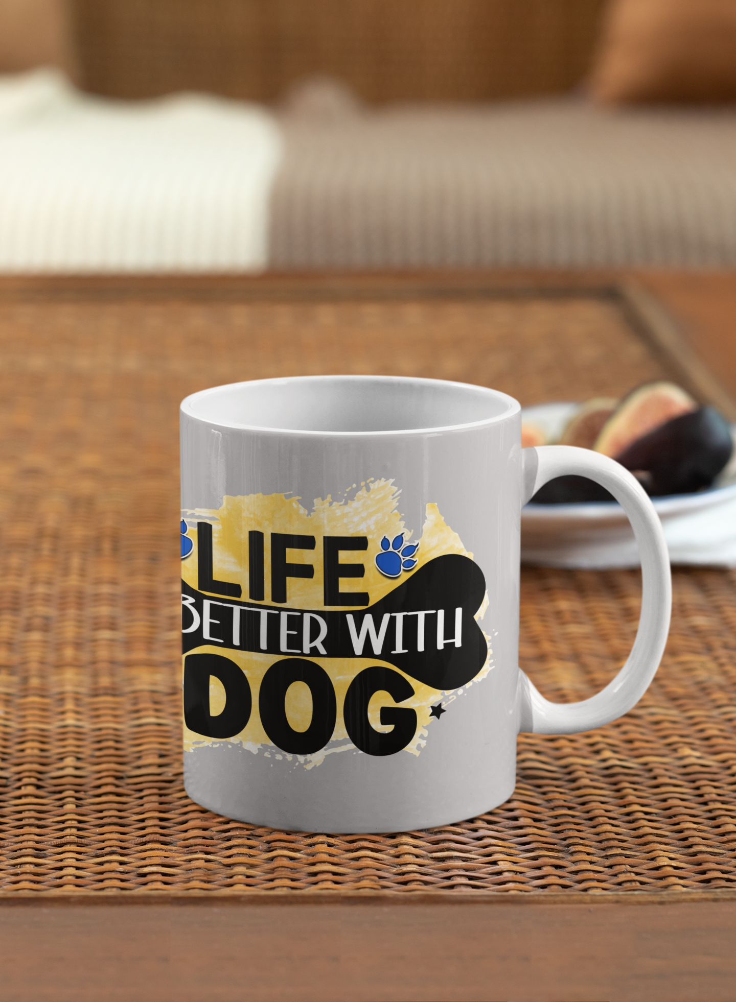 Life Is Better With Dog Mug – Perfect Gift for Dog Lovers & Pet Moms