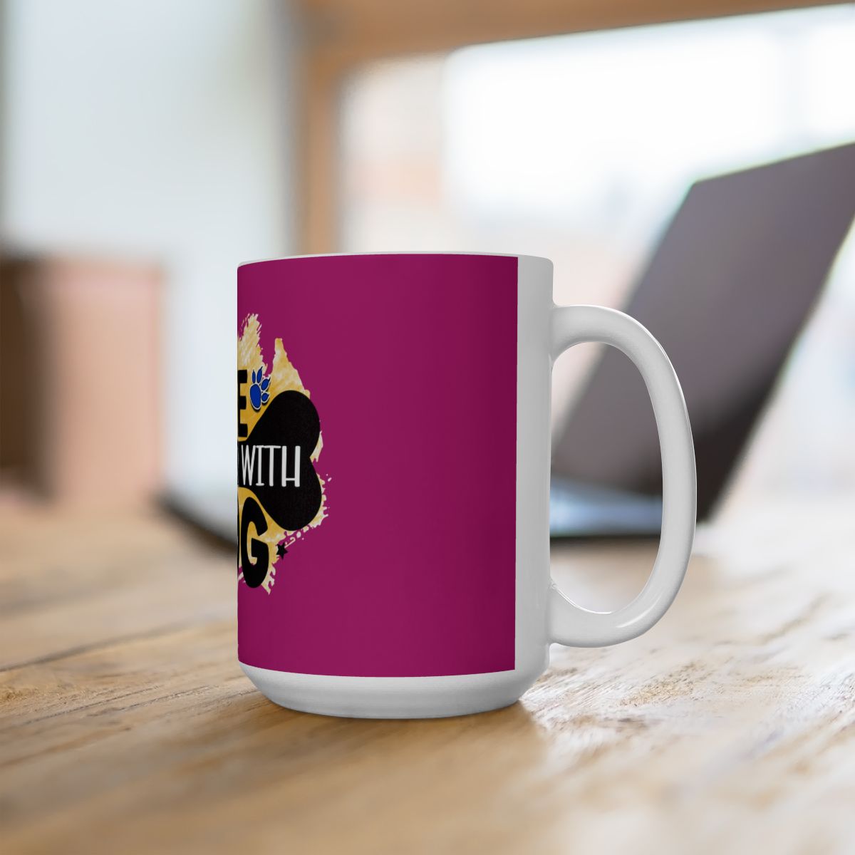 Life Is Better With Dog Mug – Perfect Gift for Dog Lovers & Pet Moms