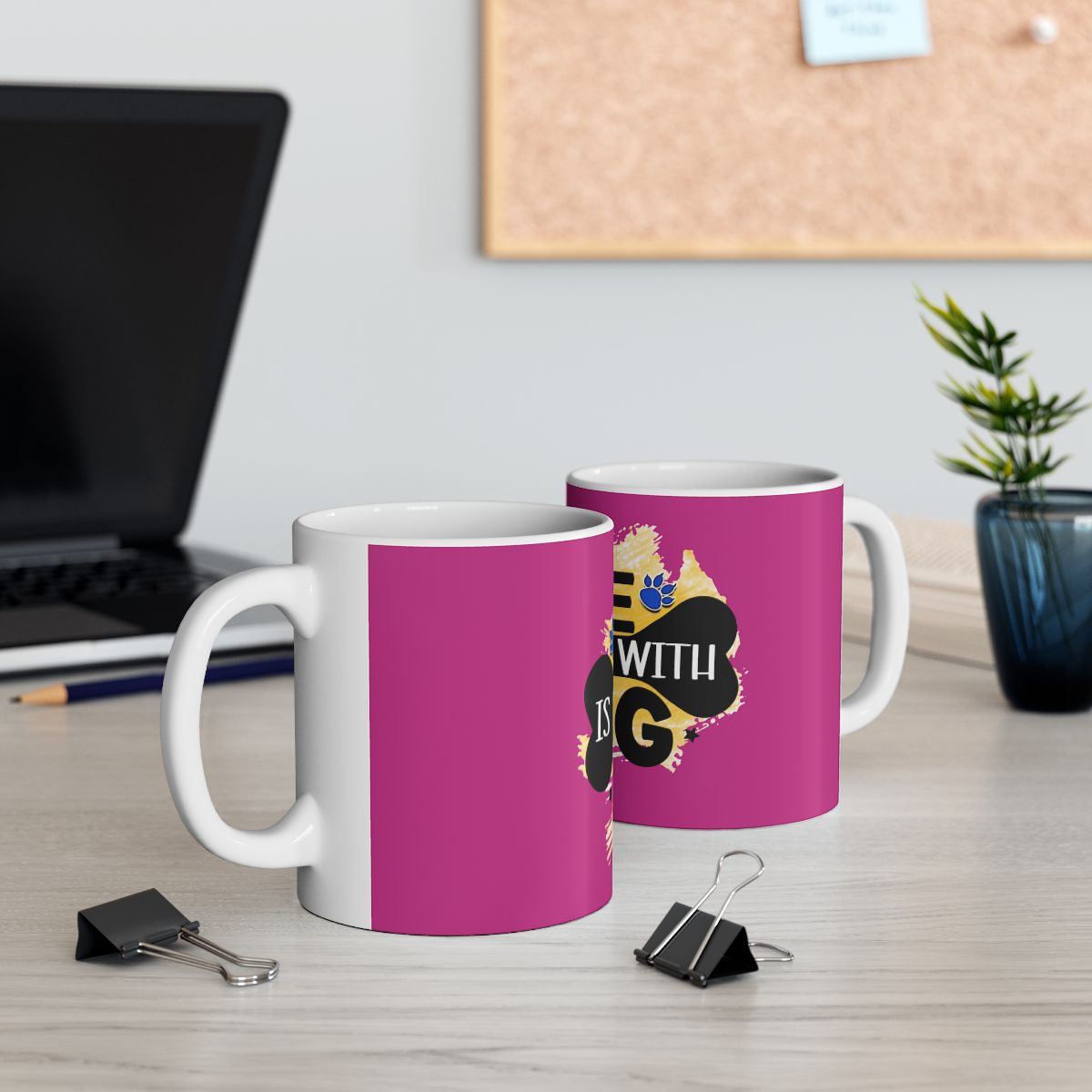 Life Is Better With Dog Mug – Perfect Gift for Dog Lovers & Pet Moms