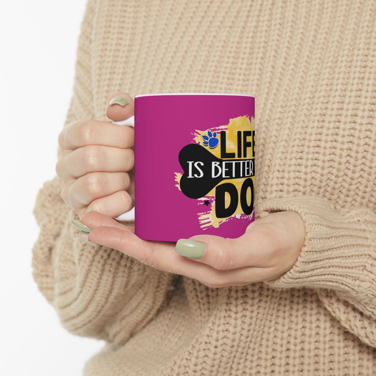 Life Is Better With Dog Mug – Perfect Gift for Dog Lovers & Pet Moms