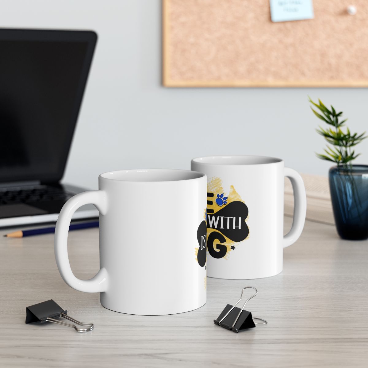 Life Is Better With Dog Mug – Perfect Gift for Dog Lovers & Pet Moms