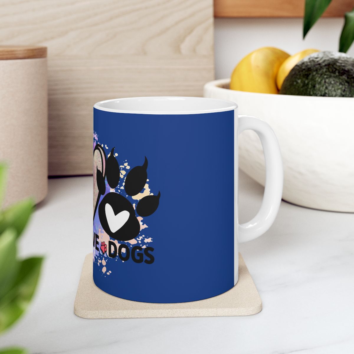 Peace Love Dogs Coffee Mug – Cute & Durable Gift for Dog Lovers