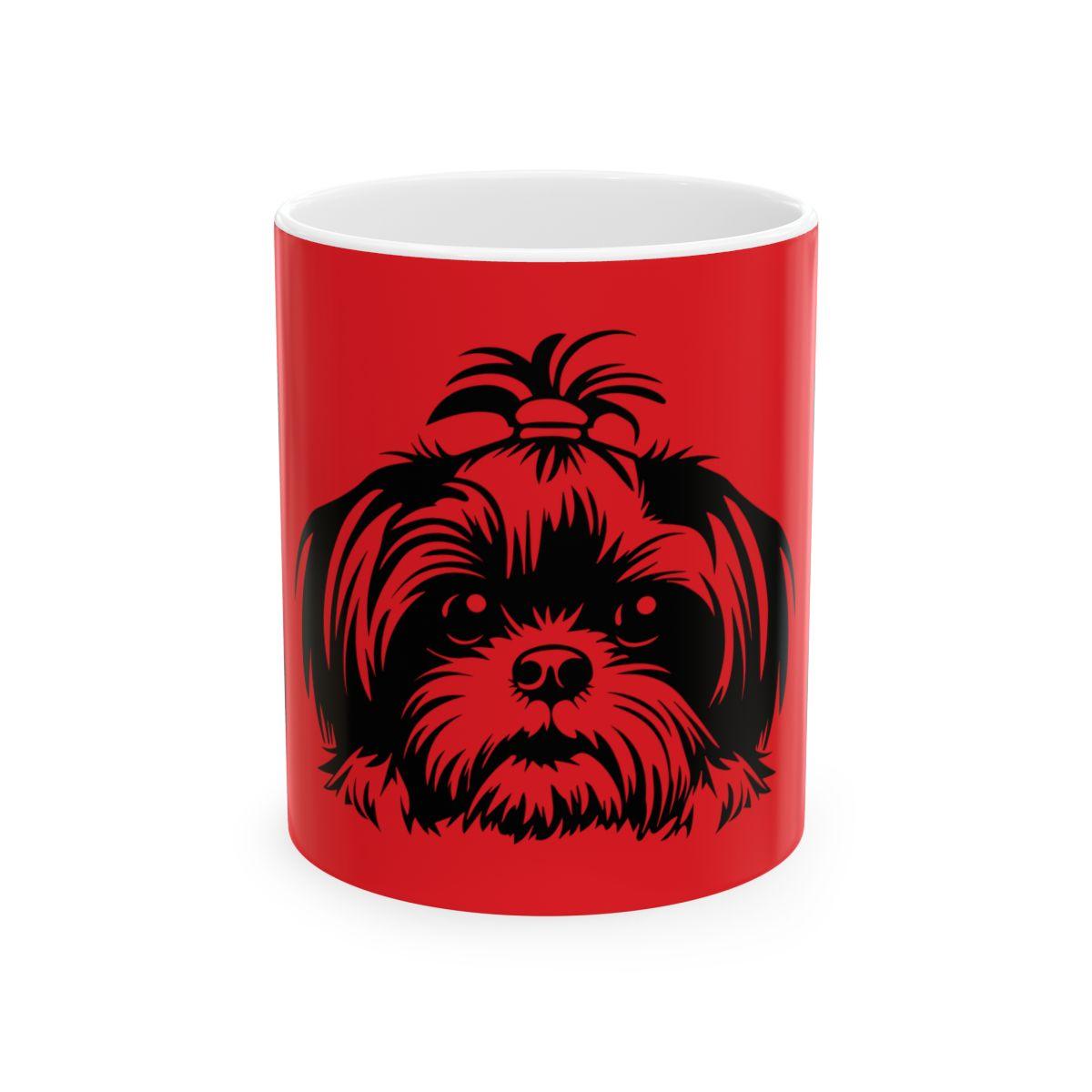 Shih-Tzu-Black-and-White-white-11oz-Mug, (11oz, ) - Shih Tzu Gifts