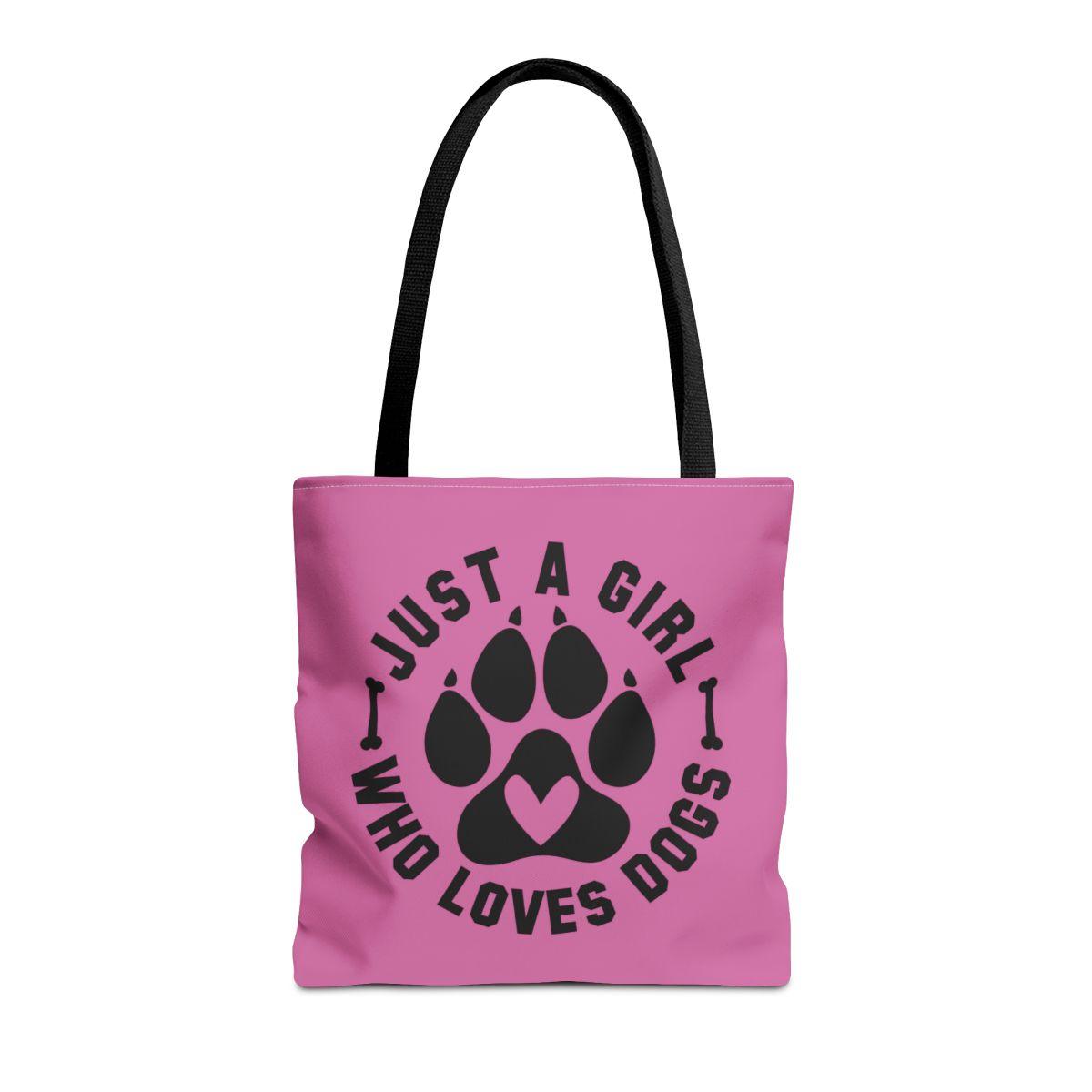 Just a Girl Who Loves Dogs Tote Bag