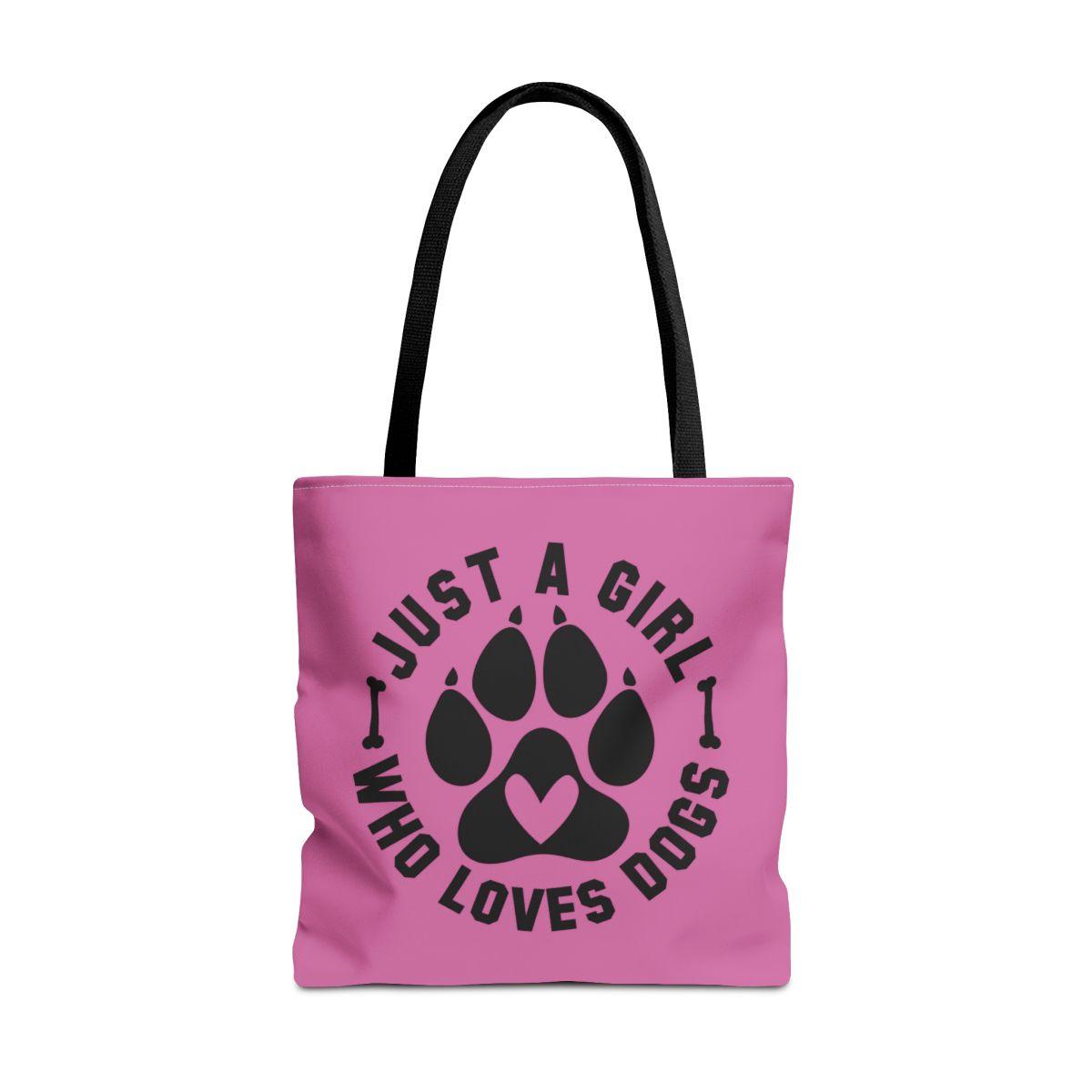 Just a Girl Who Loves Dogs Tote Bag