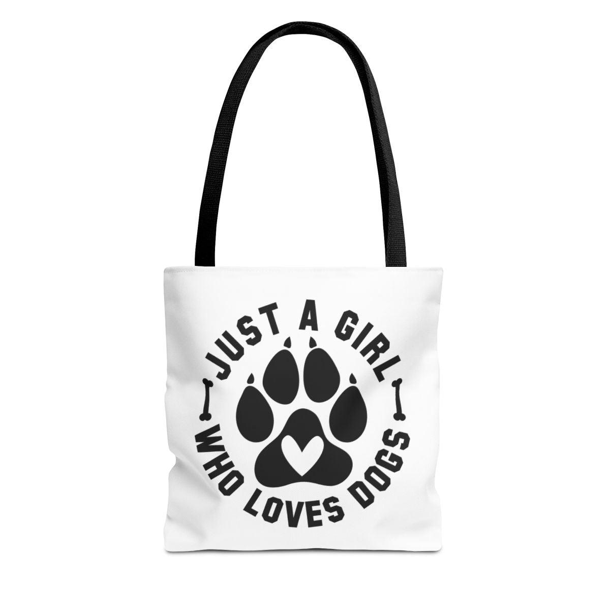 Just a Girl Who Loves Dogs Tote Bag