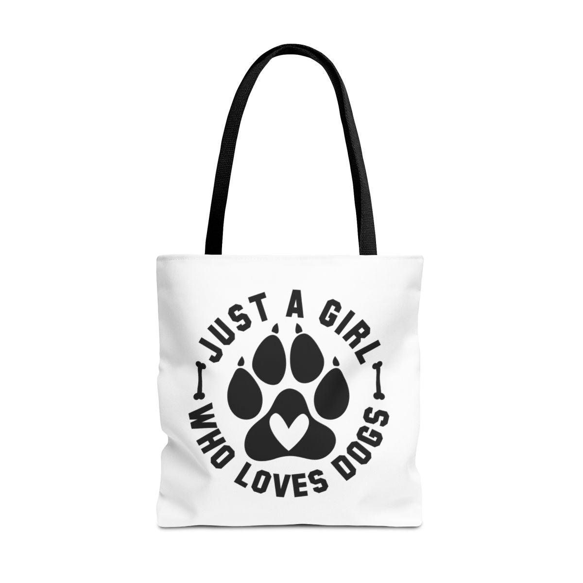Just a Girl Who Loves Dogs Tote Bag