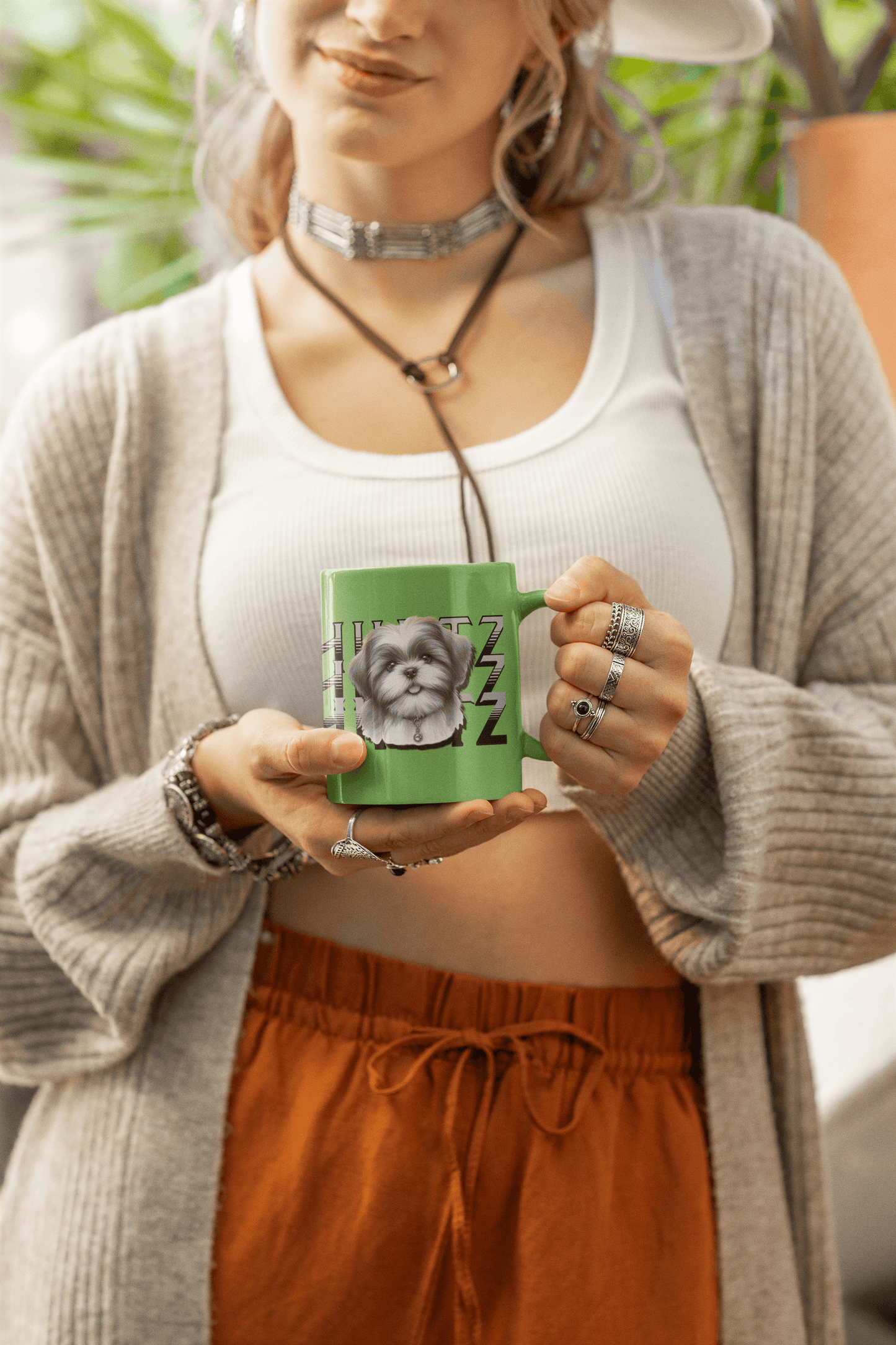 Shih Tzu with Pink Bows Mug – Perfect Gift for Shih Tzu Owners & Lovers