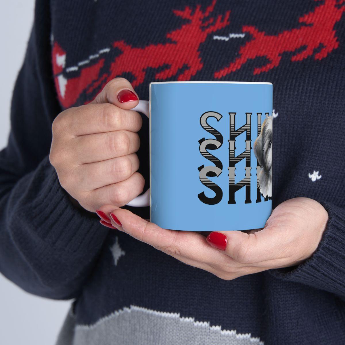 Shih Tzu with Pink Bows Mug – Perfect Gift for Shih Tzu Owners & Lovers